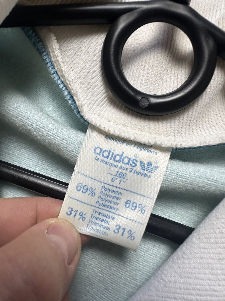 Adidas × Vintage Vintage adidas retro jacket West Germany size L blue rare Size US L / EU 52-54 / 3 - 5 Thumbnail