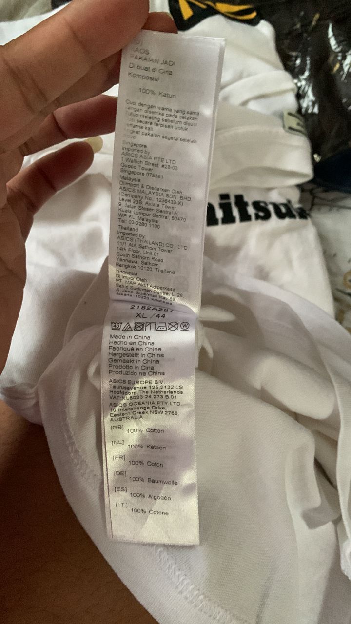 Onitsuka Tiger Onitsuka Tiger big logo Spell Out Japanese Clothing Tee Size US M / EU 48-50 / 2 - 3 Thumbnail