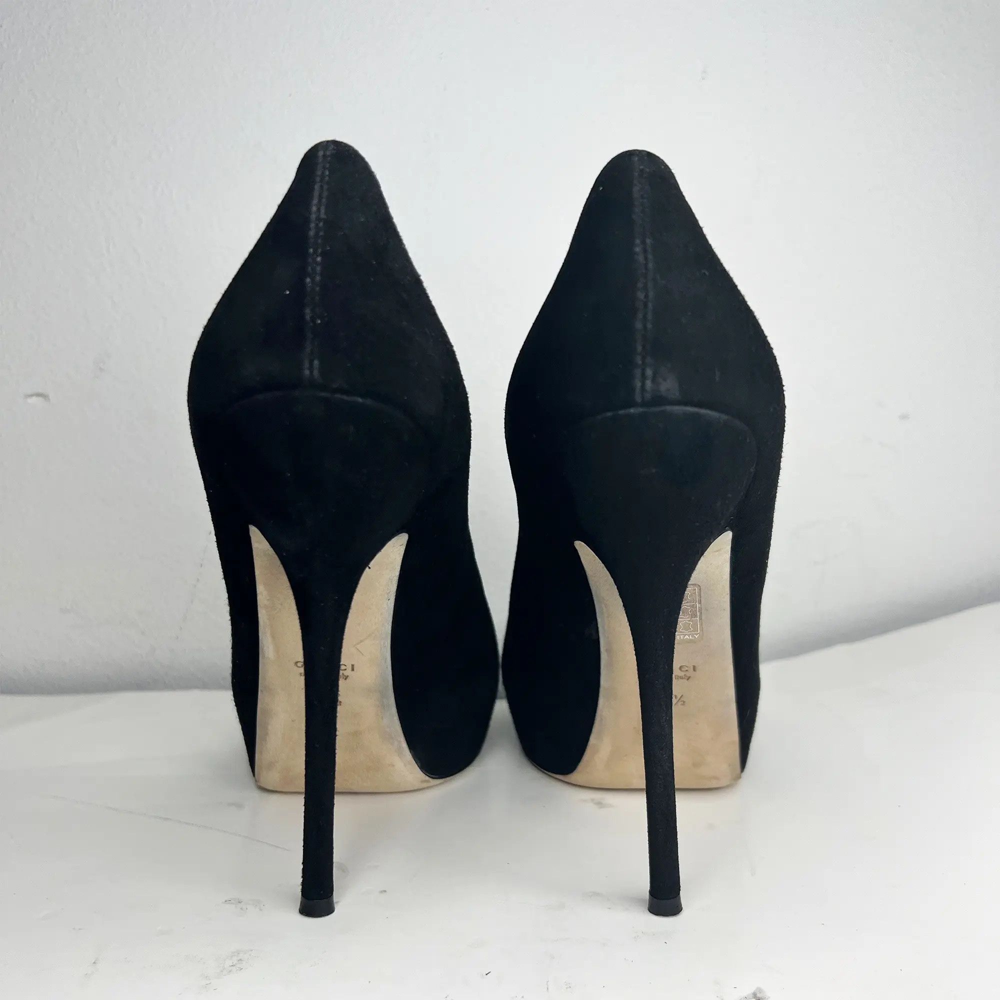 Gucci Gucci High Heel Suede Size US 7.5 / IT 37.5 - 4 Thumbnail