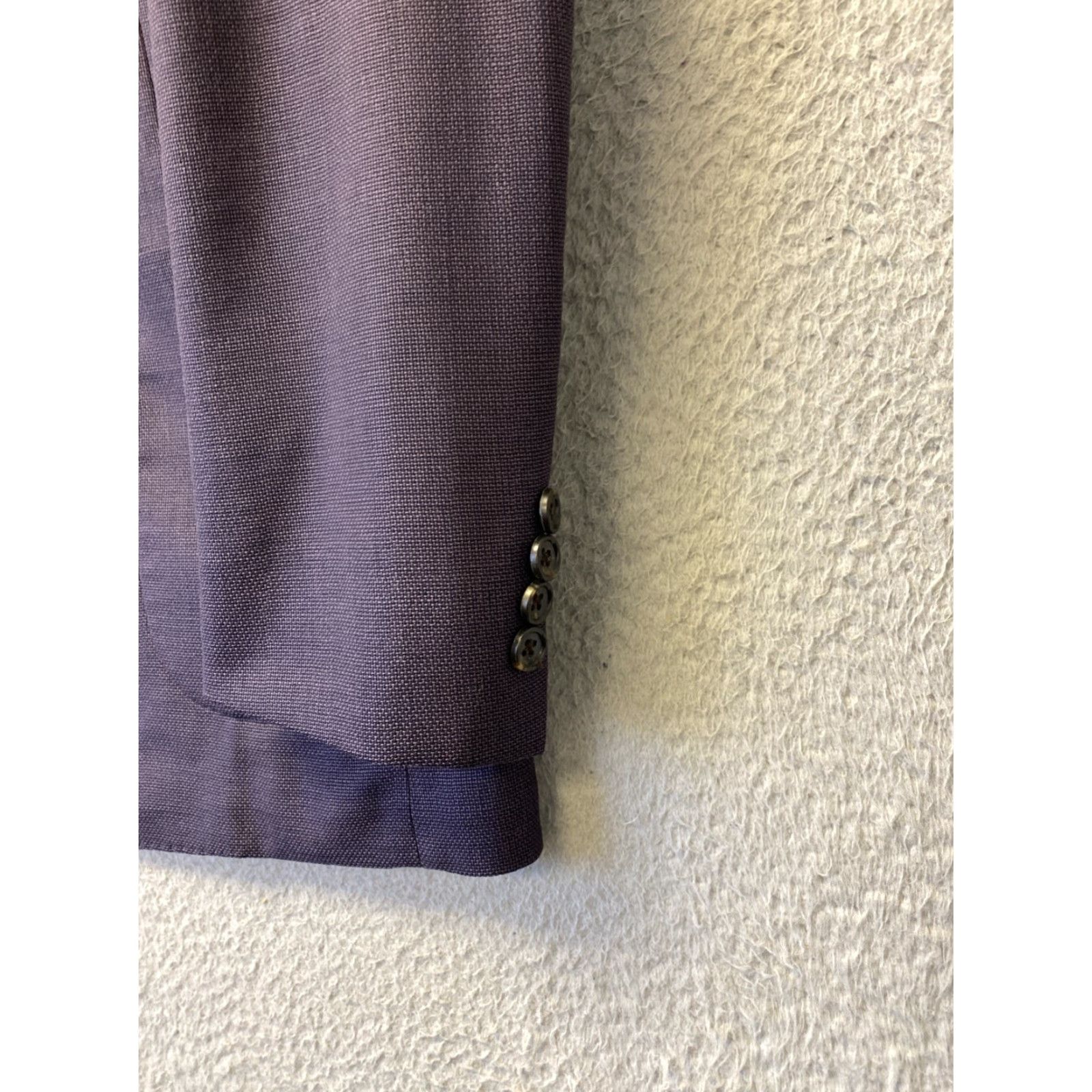 Bonobos BONOBOS Comero Unconstructe Wool Blazer Jacket 40 Regular Dark Plum Slim Men Size 40R - 2 Thumbnail