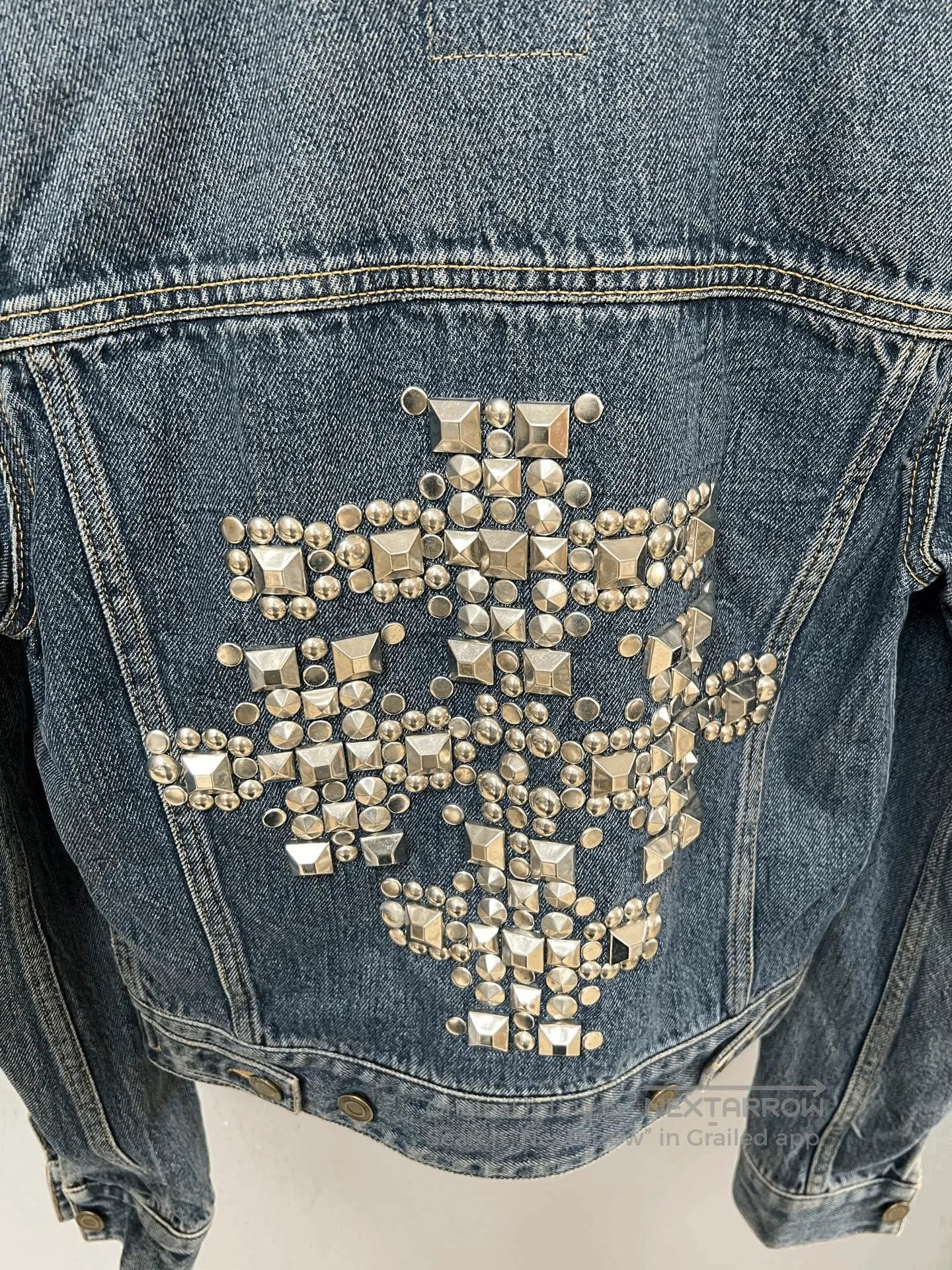 Saint Laurent Paris SLP Rivet Denim Jacket. Size XS / US 0-2 / IT 36-38 - 5 Thumbnail