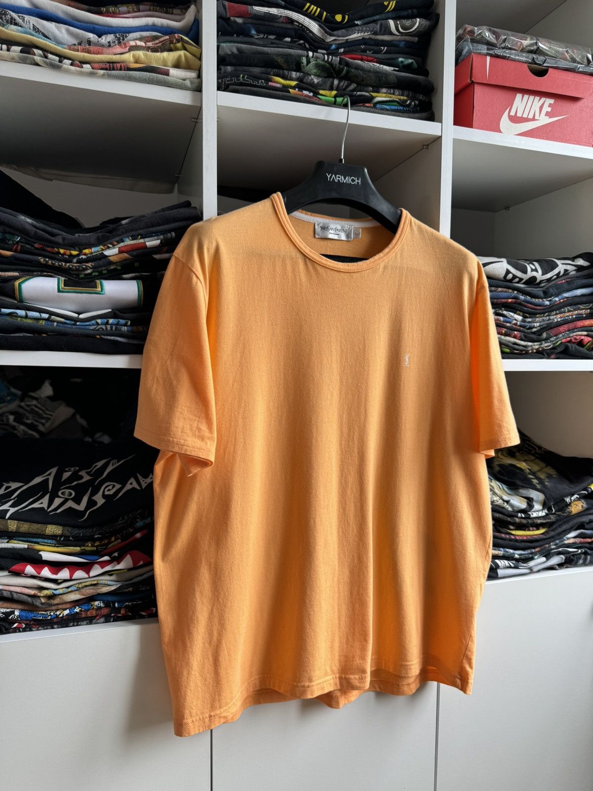 Yves Saint Laurent Vintage Yves Saint Laurent YSL Logo T Shirt Size US L / EU 52-54 / 3 - 3 Thumbnail