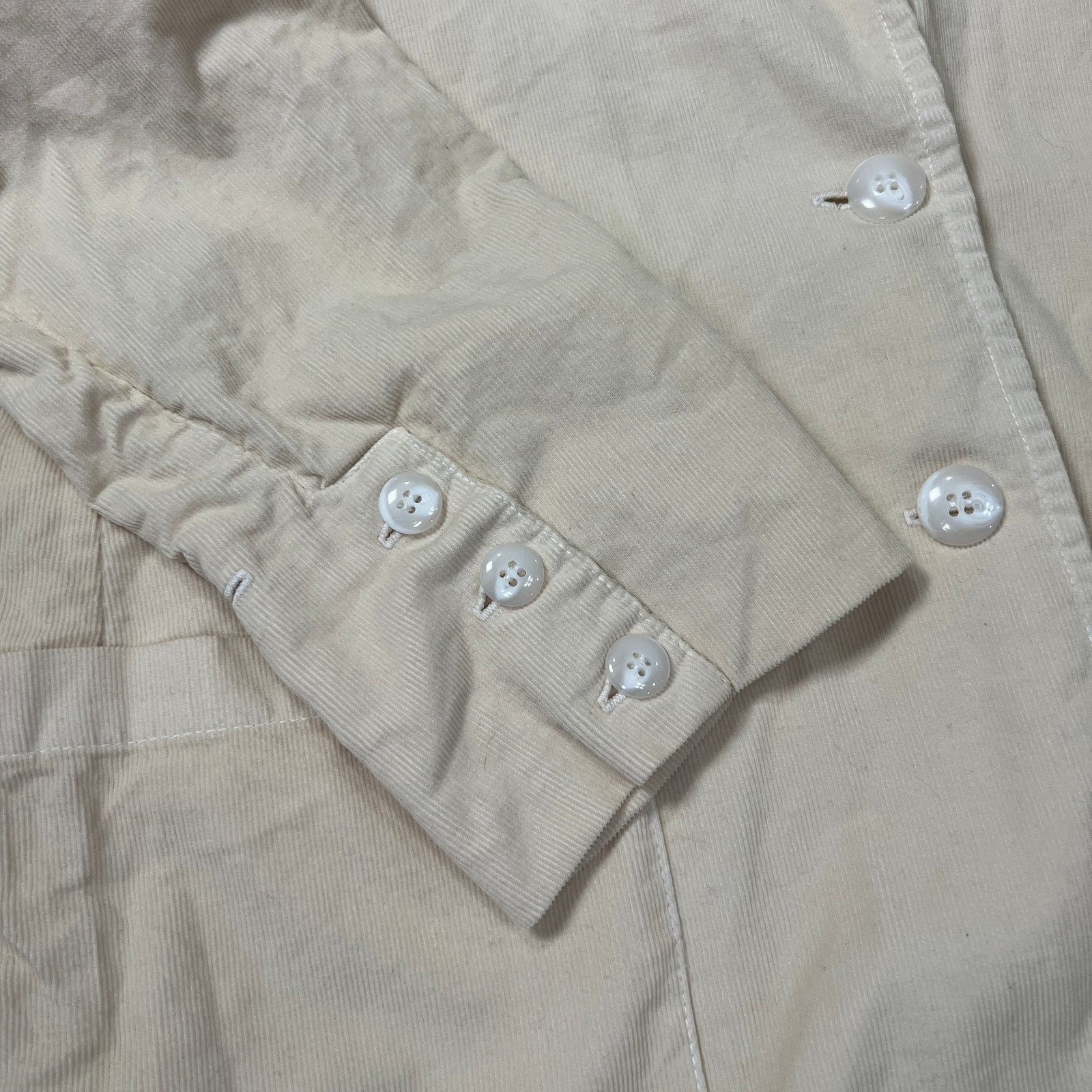 Other Stark X Allan Corduroy Blazer Cream Beige Size M NWT Size M / US 6-8 / IT 42-44 - 6 Thumbnail