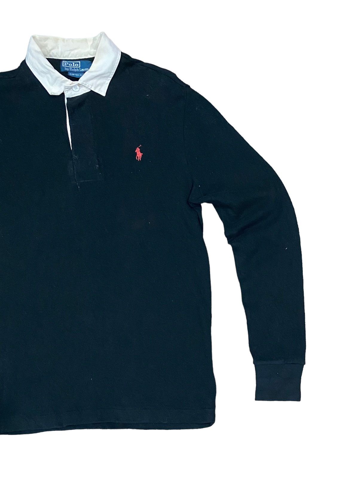Vintage Polo Ralph Laurent Polo Shirt L/S Size US S / EU 44-46 / 1 - 2 Thumbnail
