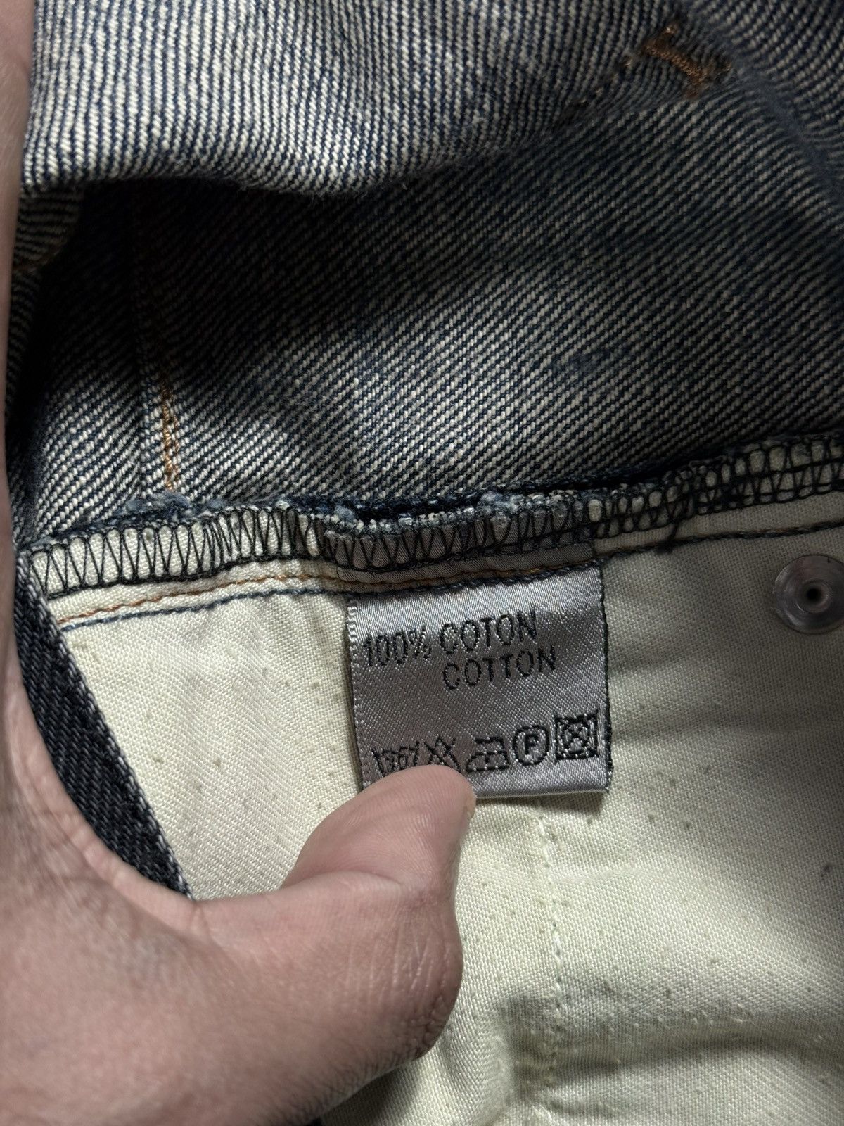 Dior × Hedi Slimane Dior Homme - AW06 Cummerbund Denim Size US 31 - 9 Thumbnail