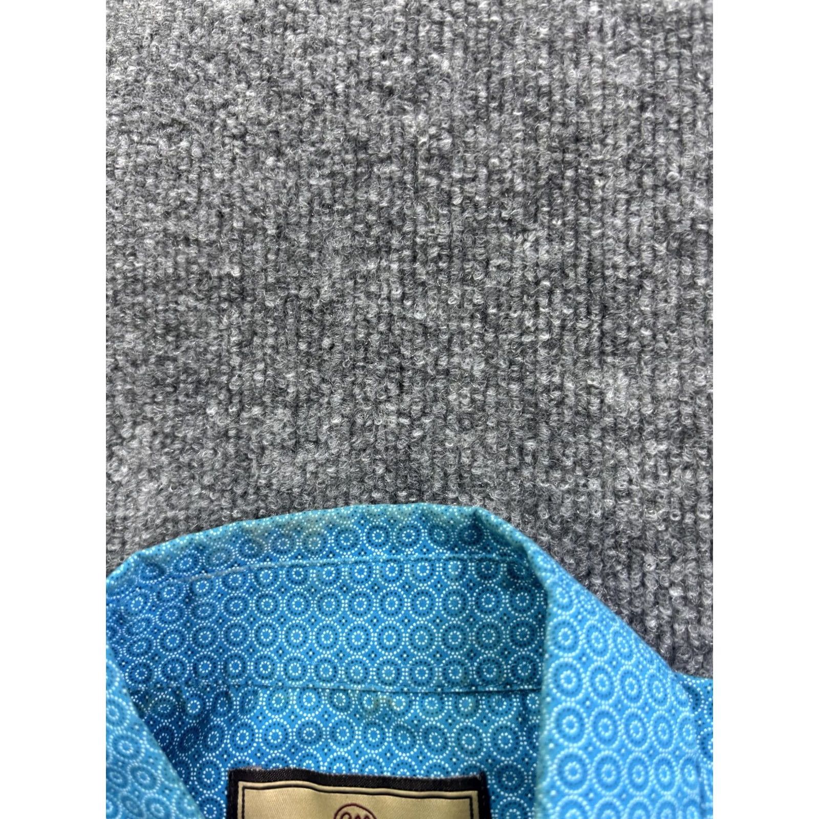 Wrangler Wrangler Shirt Mens Medium Blue Geometric Long Sleeve Snap Front Western Casual Size US M / EU 48-50 / 2 - 6 Thumbnail