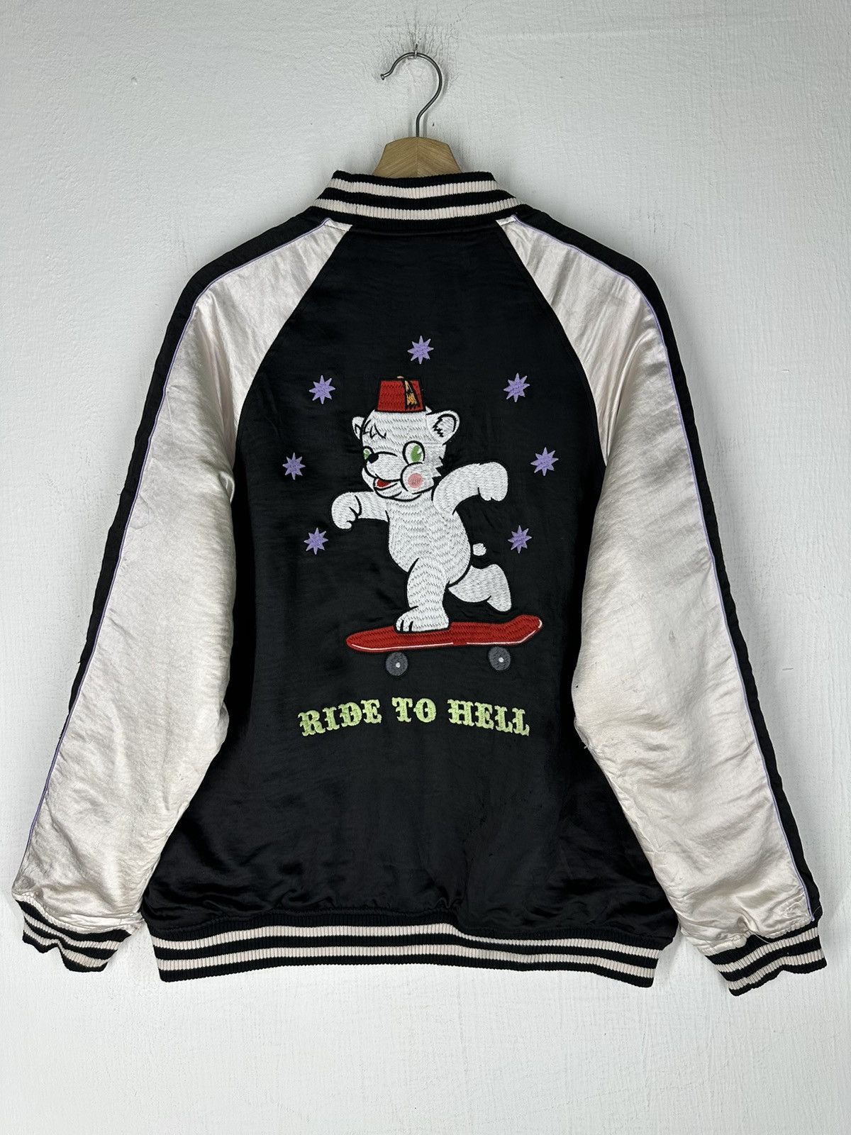 Japanese Brand Rodeo Crowns Embroidery Sukajan Japanese Jacket Size US M / EU 48-50 / 2 - 6 Thumbnail