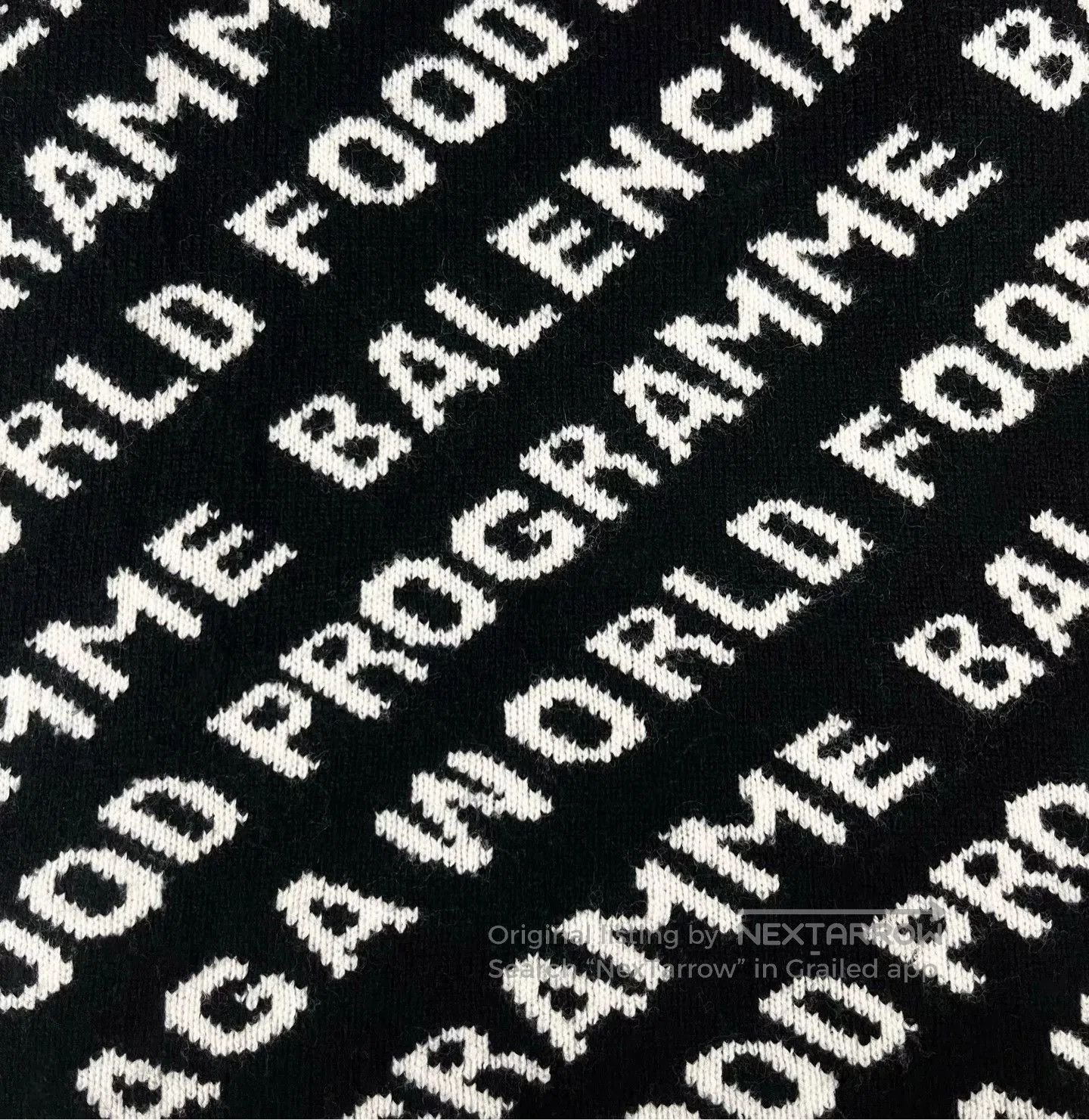Balenciaga Balenciaga World Food Programme Knitted Sweater. Size US M / EU 48-50 / 2 - 5 Thumbnail