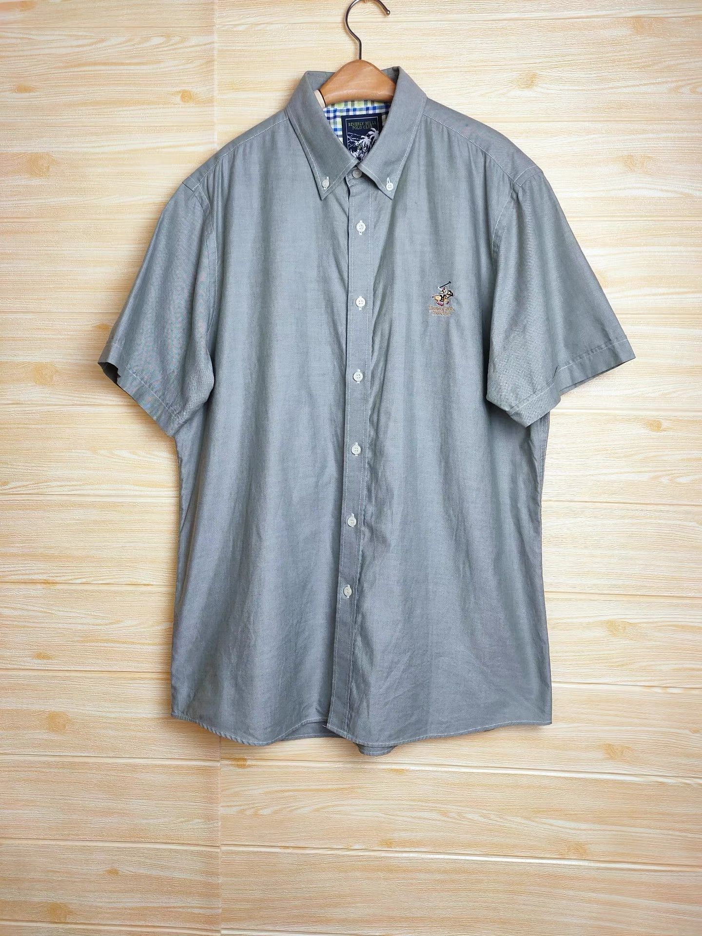 Beverly Hills Polo Club Beverly Hills Polo Club Men's Short Sleeve Shirt K29 Size US XL / EU 56 / 4 - 1 Thumbnail