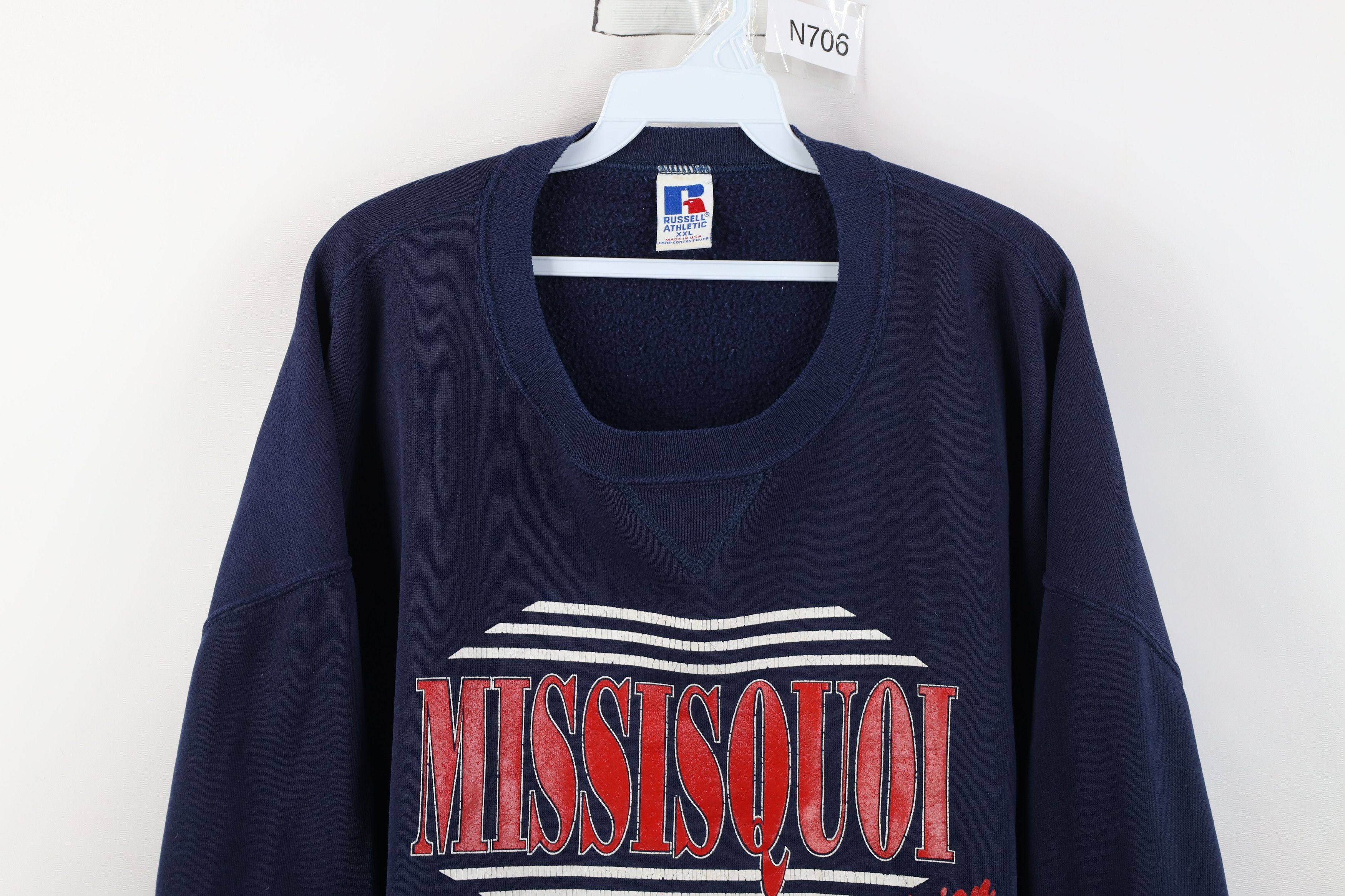 Russell Athletic Vintage 90s Russell Athletic Valley Union Sweatshirt USA Size US XXL / EU 58 / 5 - 2 Thumbnail