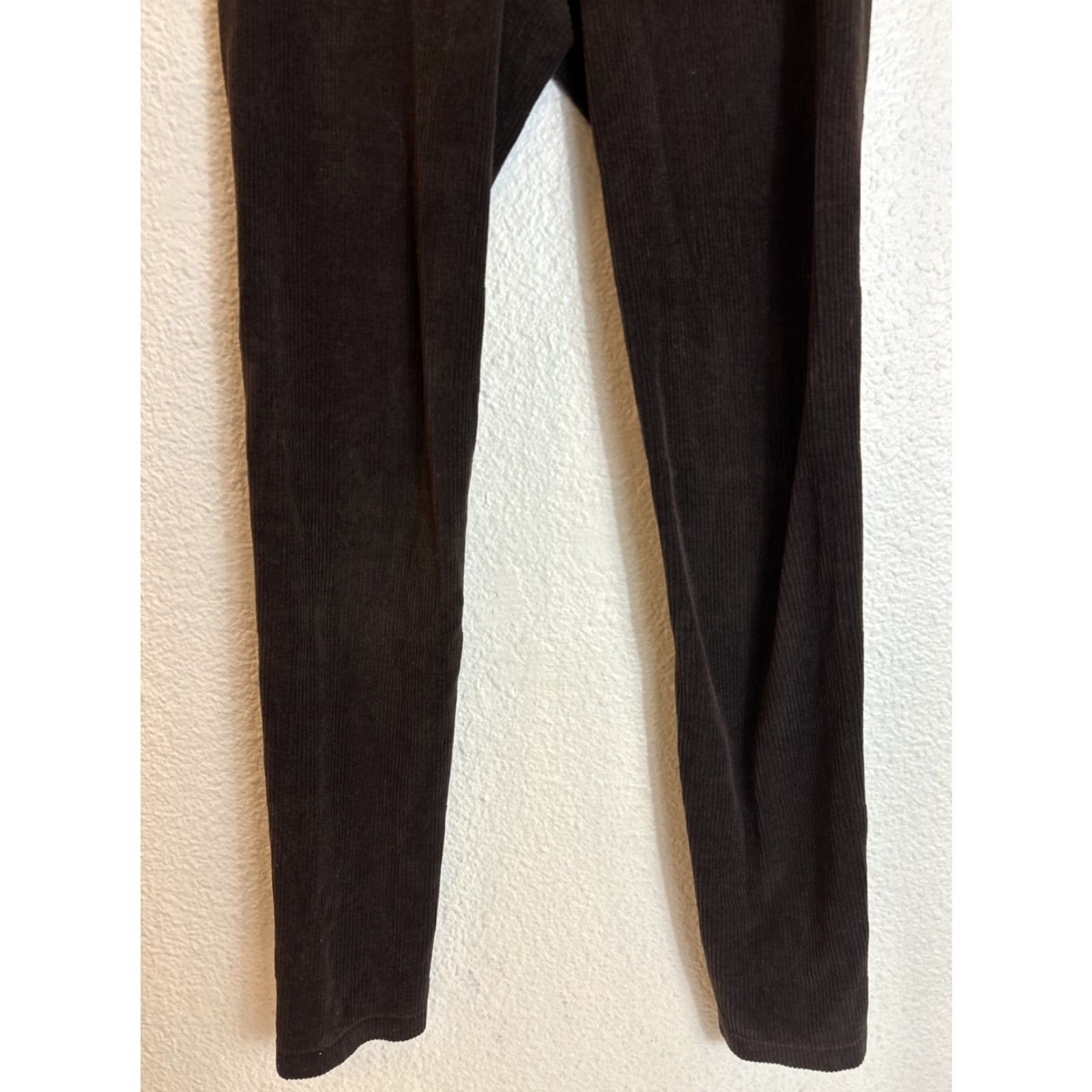 Vince Vince Womens Large Corduroy Brown Pull On Pants Cotton Virgin Wool Chino 28x30 L Brown Womens Pants Size 36" / US 14 / IT 50 - 2 Thumbnail