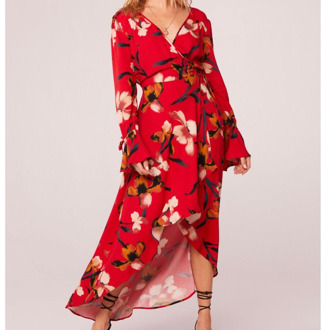Other NWT Band of the Free Polly Floral Faux Wrap Maxi Dress Sz. M Size M / US 6-8 / IT 42-44 - 3 Thumbnail