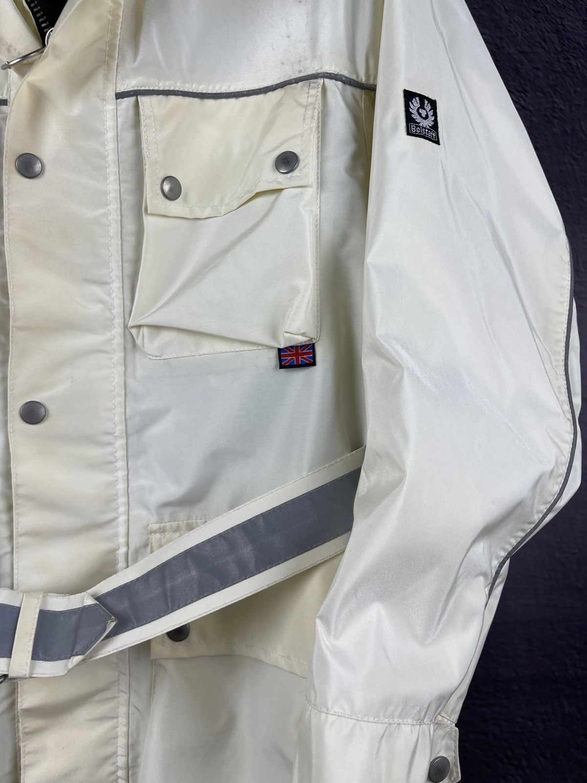 Belstaff Belstaff Tourmaster 500 Rider Belted Motorcycle Light Jacket Size US XS / EU 42 / 0 - 10 Thumbnail