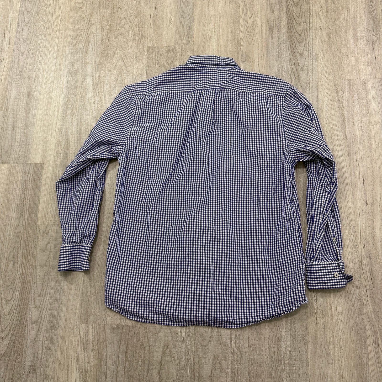Tommy Bahama Tommy Bahama Button Shirt Men's Large Purple White Gingham Size US L / EU 52-54 / 3 - 6 Thumbnail