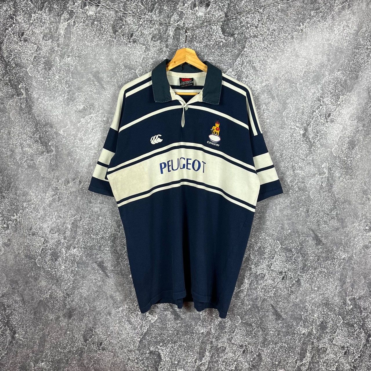 Canterbury of New Zealand 1996 1998 Coventry Rugby Union Shirt #1 Size US XXL / EU 58 / 5 - 1 Thumbnail