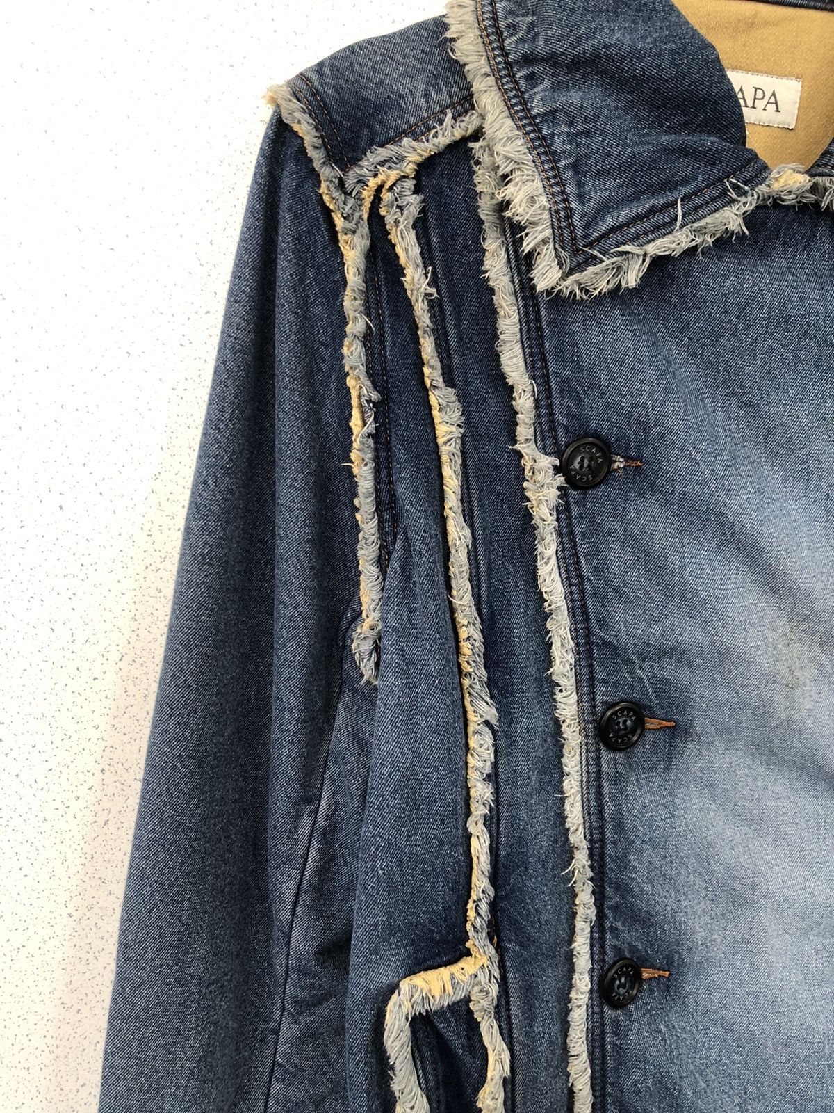 Japanese Brand SCAPA Double Breast Denim Jacket Size US M / EU 48-50 / 2 - 5 Thumbnail