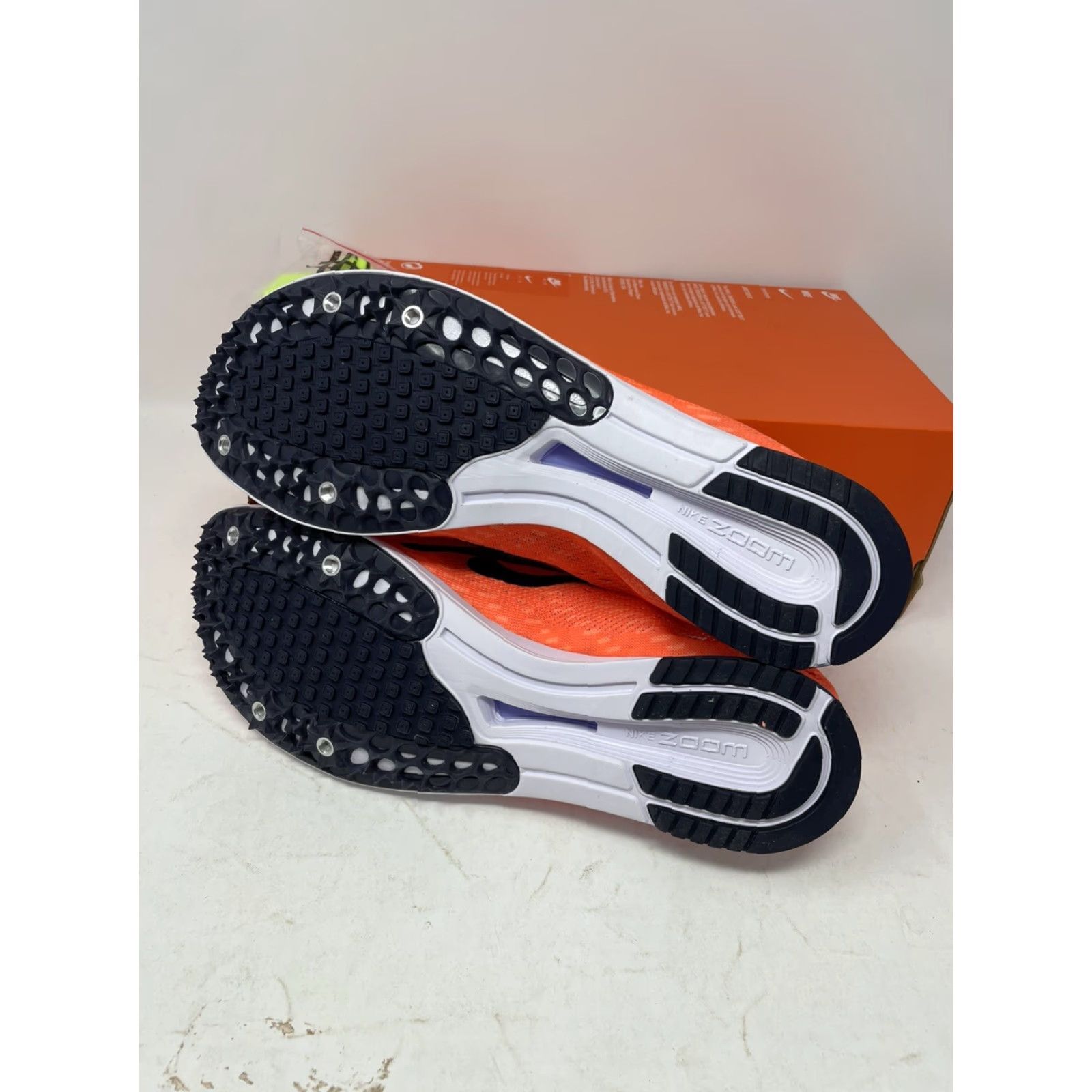 Nike Nike Spike Flat Athletic Shoe Men 11 Bright Mango Blackened Blue 2020 Spikes Shoes Shoes Size US 11 / EU 44 - 7 Thumbnail