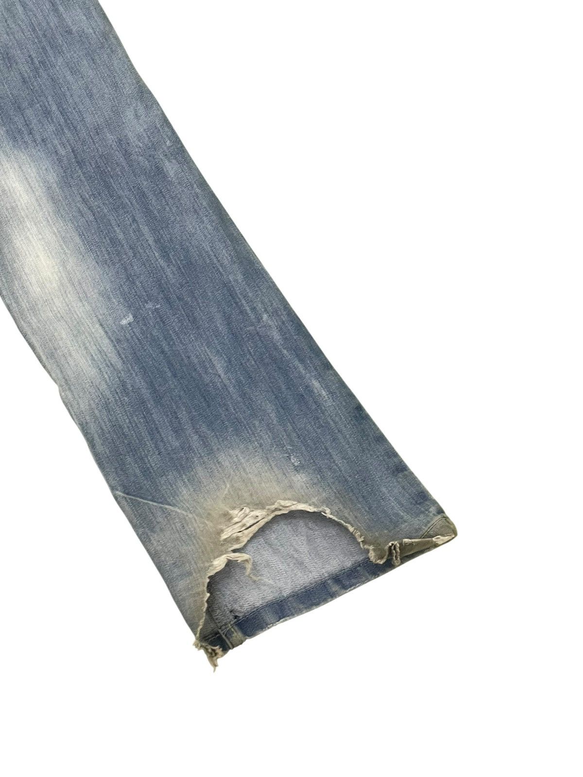 Japanese Brand Flare Jeans Denim Co Faded Distress Boot Cut 2🟦3 Size US 32 / EU 48 - 3 Thumbnail