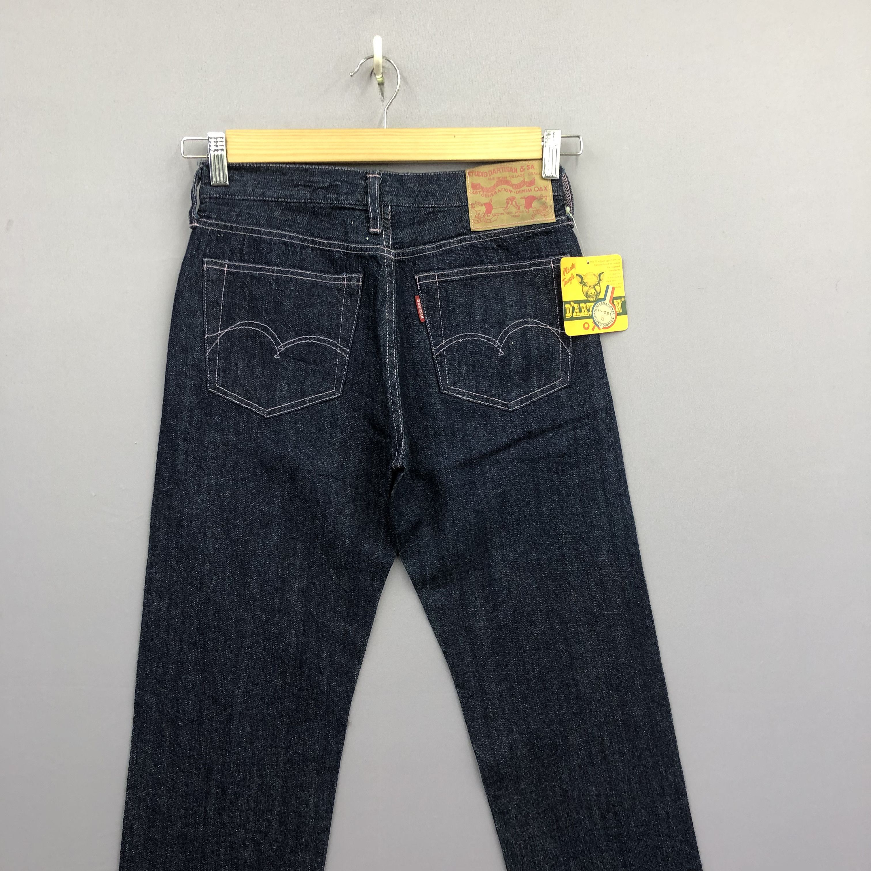 Studio D'Artisan Vintage NWT 90s Studio D'artisan Selvedge Blue Jeans Denim Size 26" / US 2 / IT 38 - 4 Thumbnail