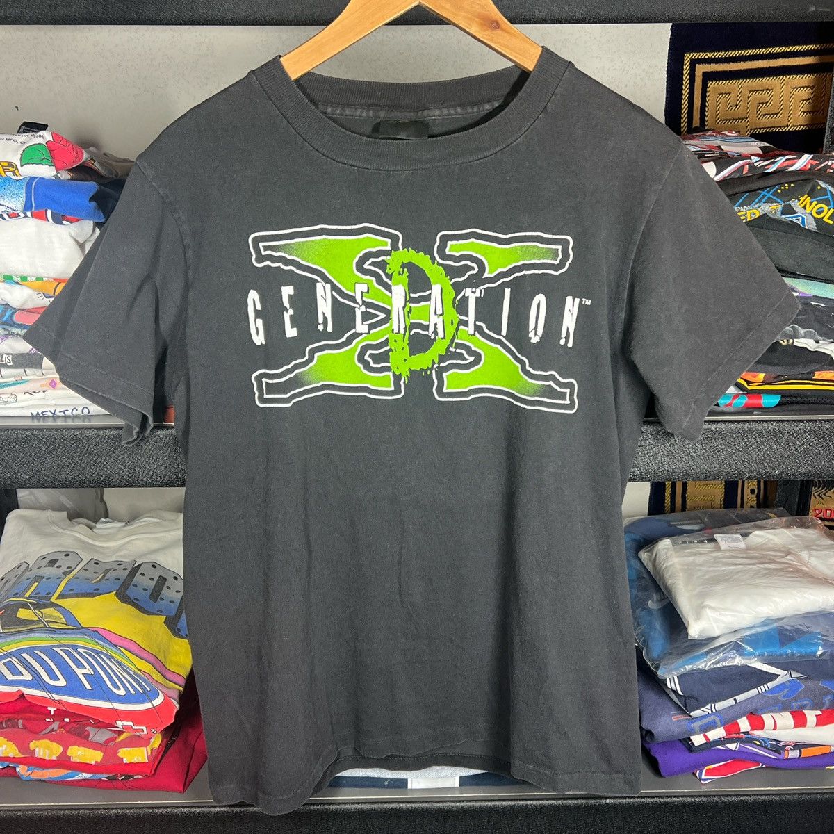 Changes Vintage X Generation WWF wrestling shirt double sided Size US M / EU 48-50 / 2 - 1 Thumbnail