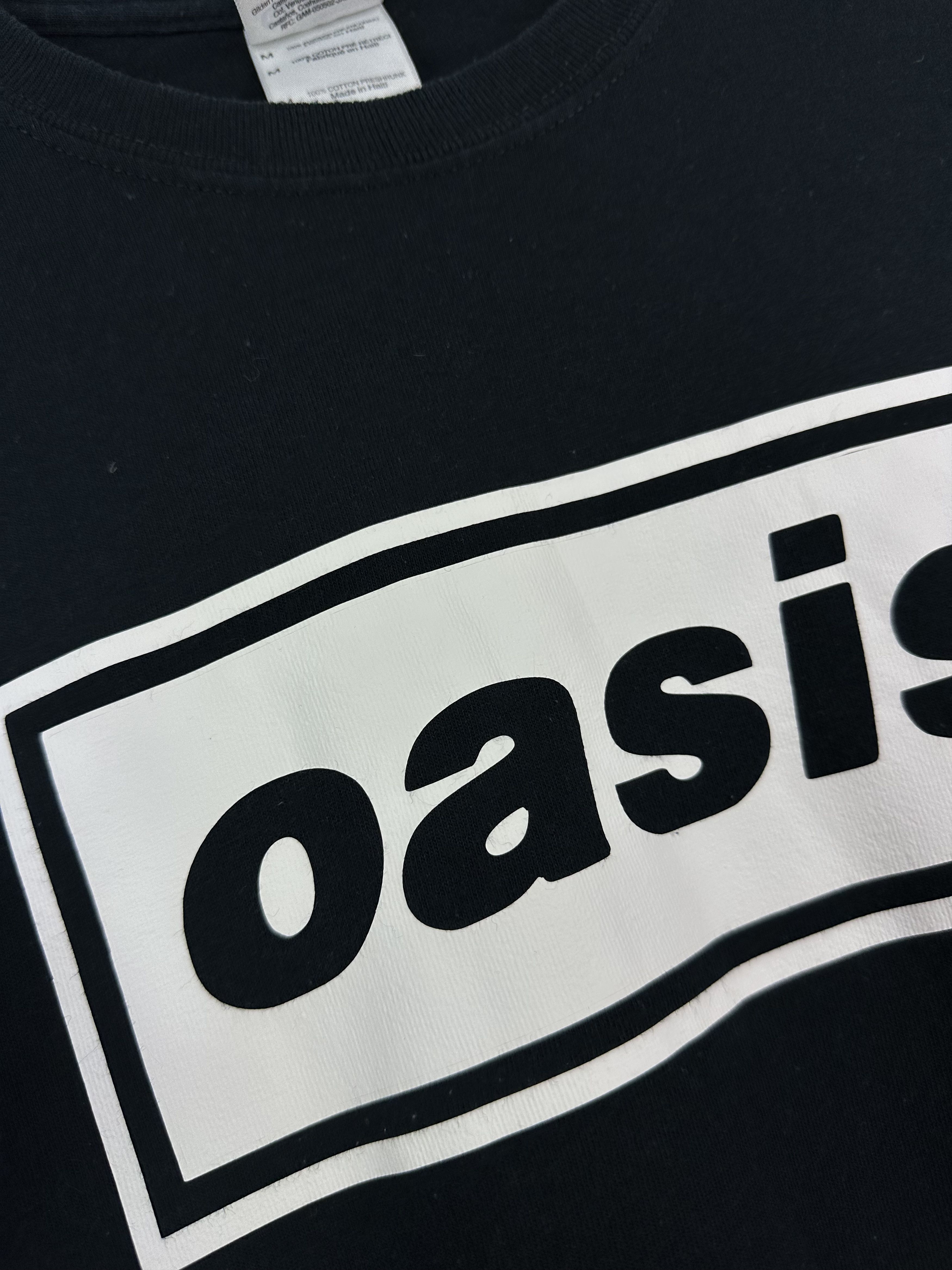 Band Tees × Vintage Vintage Oasis Band Tee Rare Tee Jersey Black Hype Size US M / EU 48-50 / 2 - 4 Thumbnail