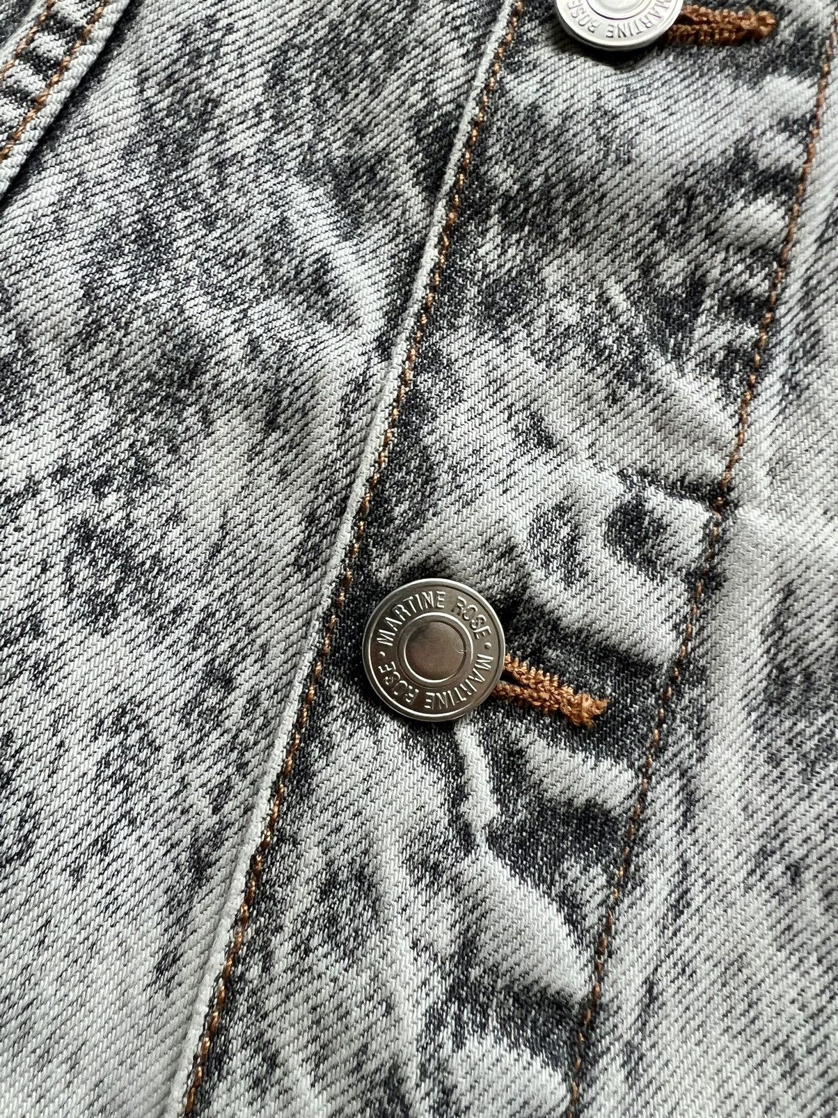 Martine Rose *UNRELEASED SAMPLE* Martine Rose Denim Trucker Jacket Size US XS / EU 42 / 0 - 7 Thumbnail
