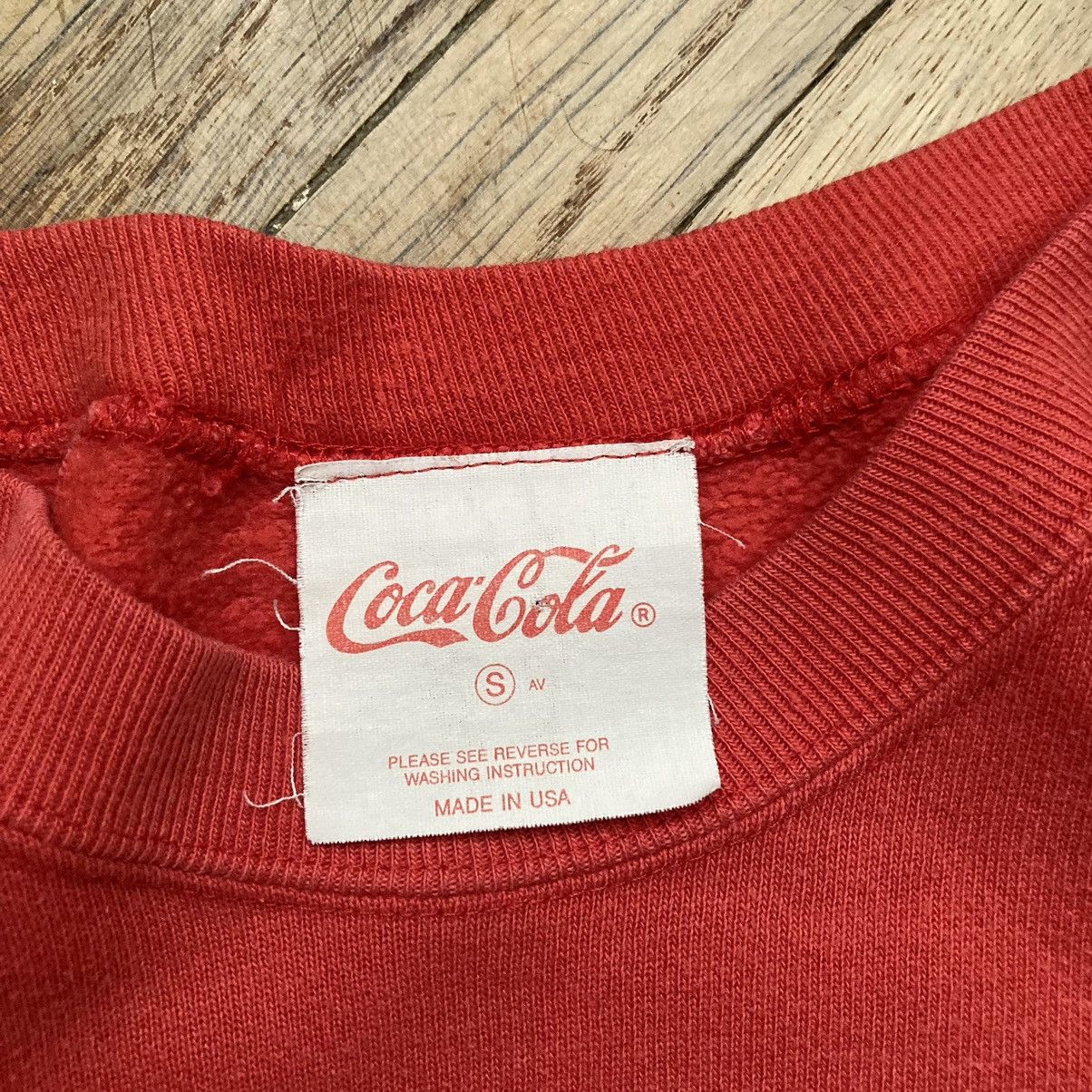Coca Cola Vintage 80-90’s USA Coca-Cola sweatshirt Y2K style Size US S / EU 44-46 / 1 - 6 Thumbnail
