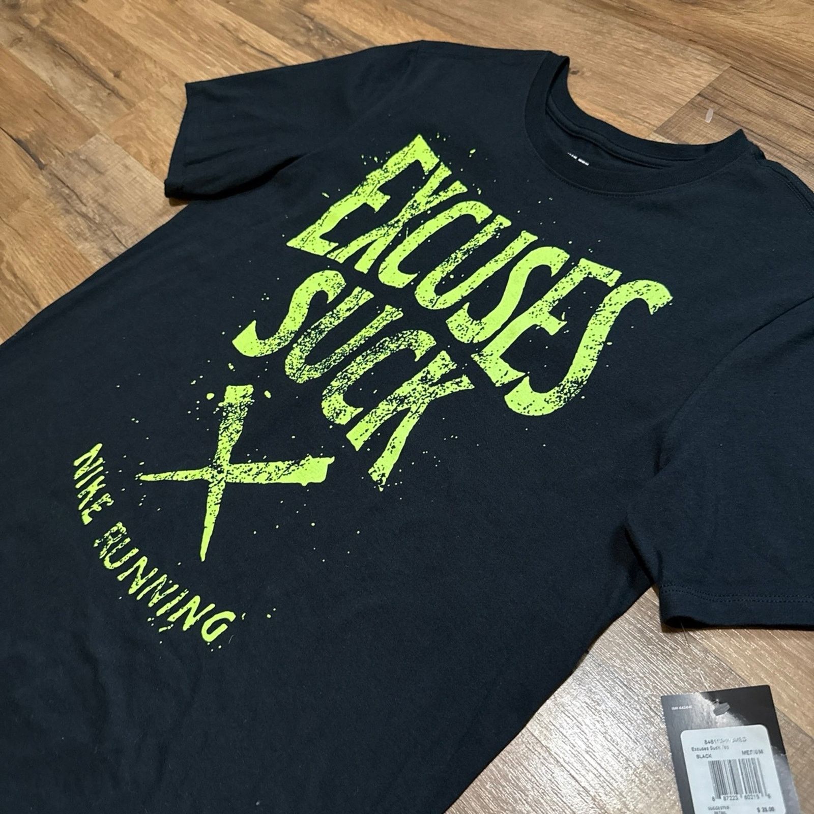 Nike 2015 Nike Excuses Suck Running Short Sleeve Shirt Size US M / EU 48-50 / 2 - 3 Thumbnail