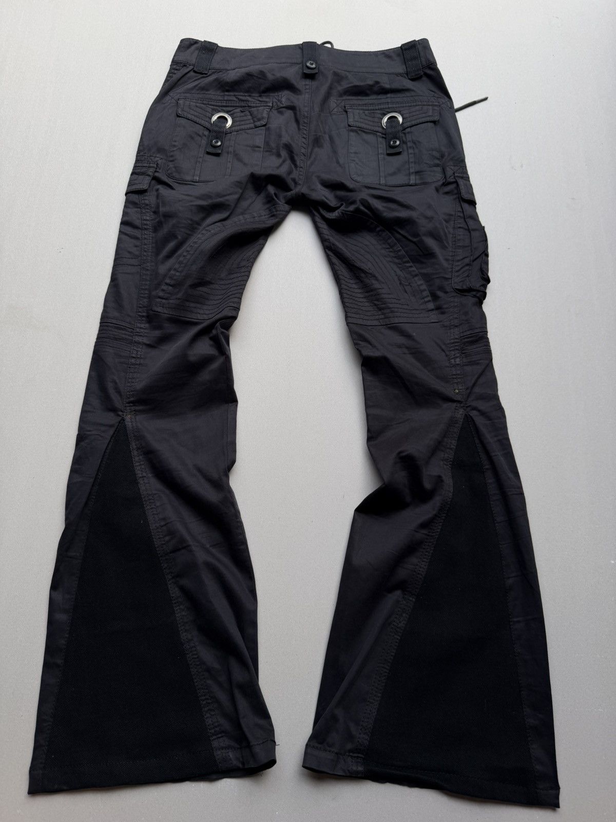 Japanese Brand Atsuro tayama lace up flare cargo pants Size US 28 / EU 44 - 6 Thumbnail