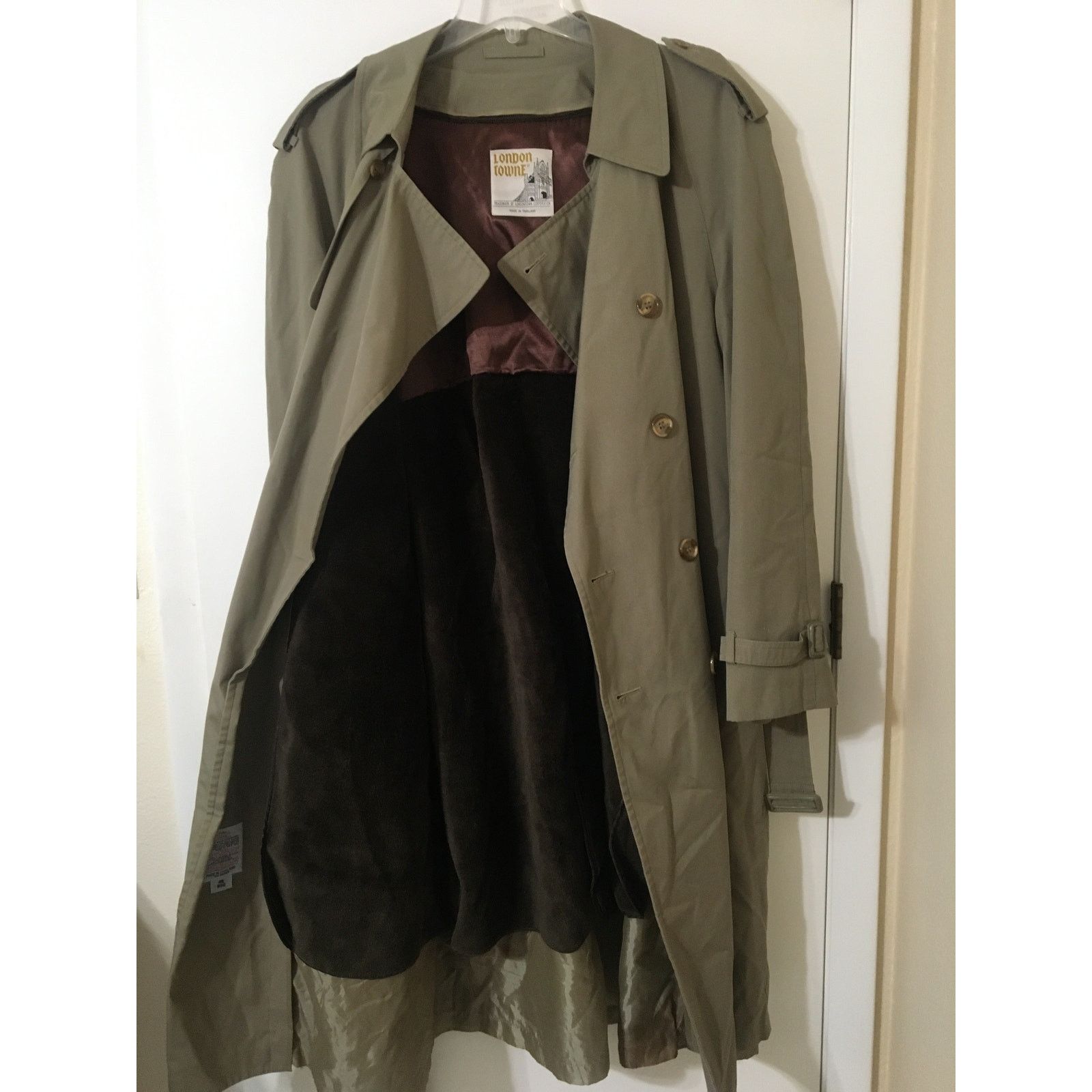 London Fog Vintage London Fog London Towne Trench Coat, Zip Out Warmer Size US XL / EU 56 / 4 - 7 Thumbnail