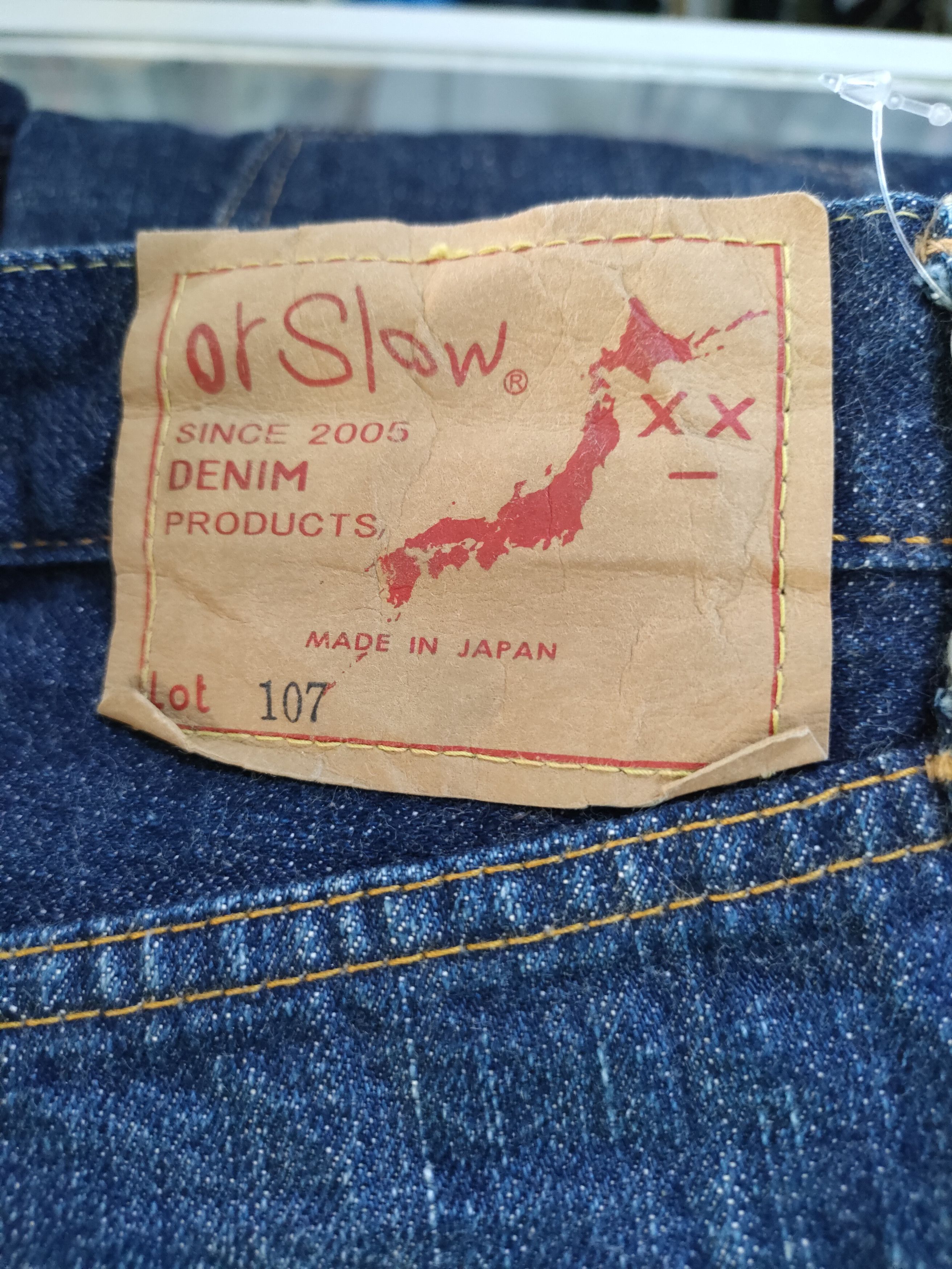 Japanese Brand Or Slow Japan Selvedge Jeans Size US 32 / EU 48 - 2 Thumbnail