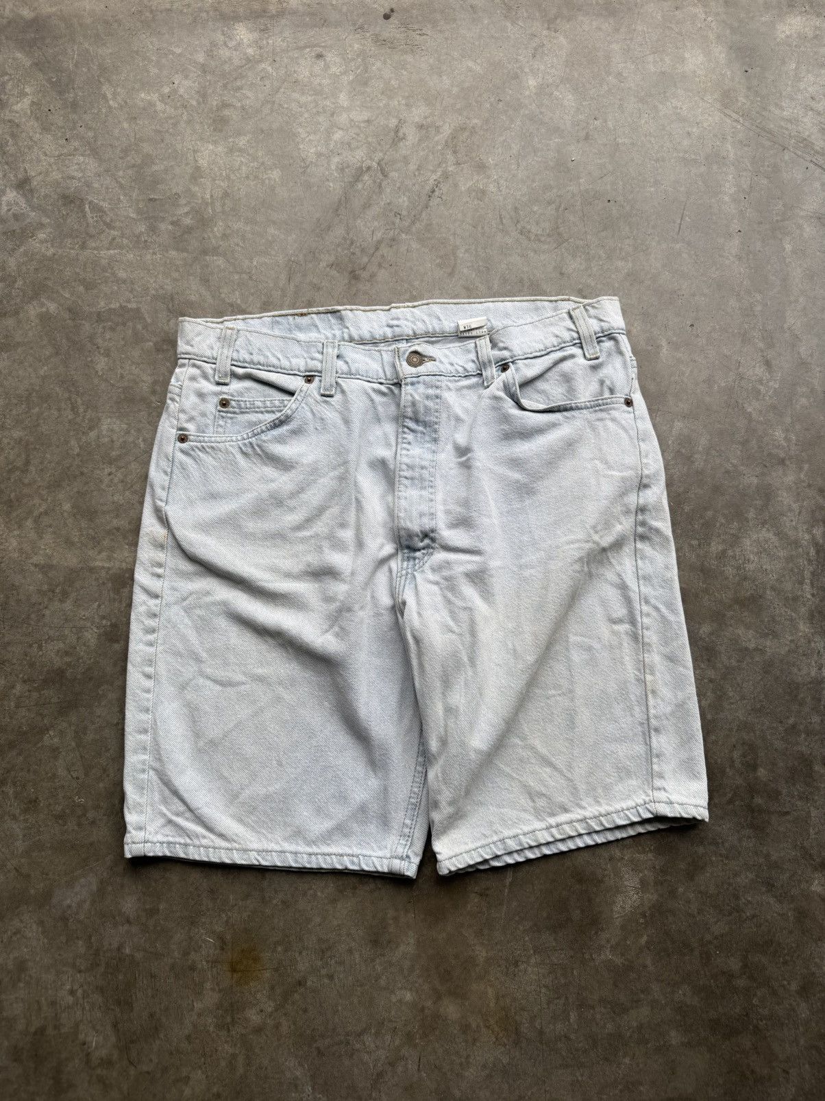 Levi's Vintage 90’s/00’s Levi’s 505 Orange Tab Light Wash Jorts Size US 34 / EU 50 - 3 Thumbnail