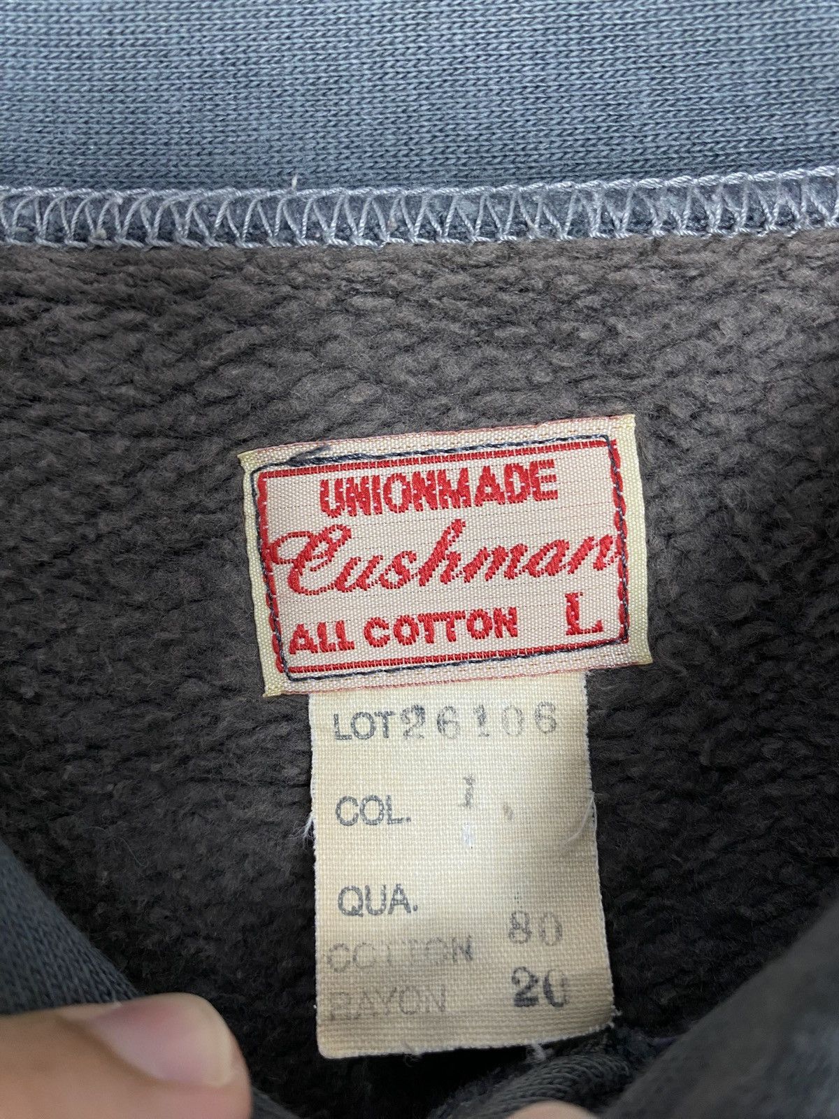 Japanese Brand Rare‼️ Vintage Union Made Cushman Cardigan Sweatshirt Size US S / EU 44-46 / 1 - 5 Thumbnail