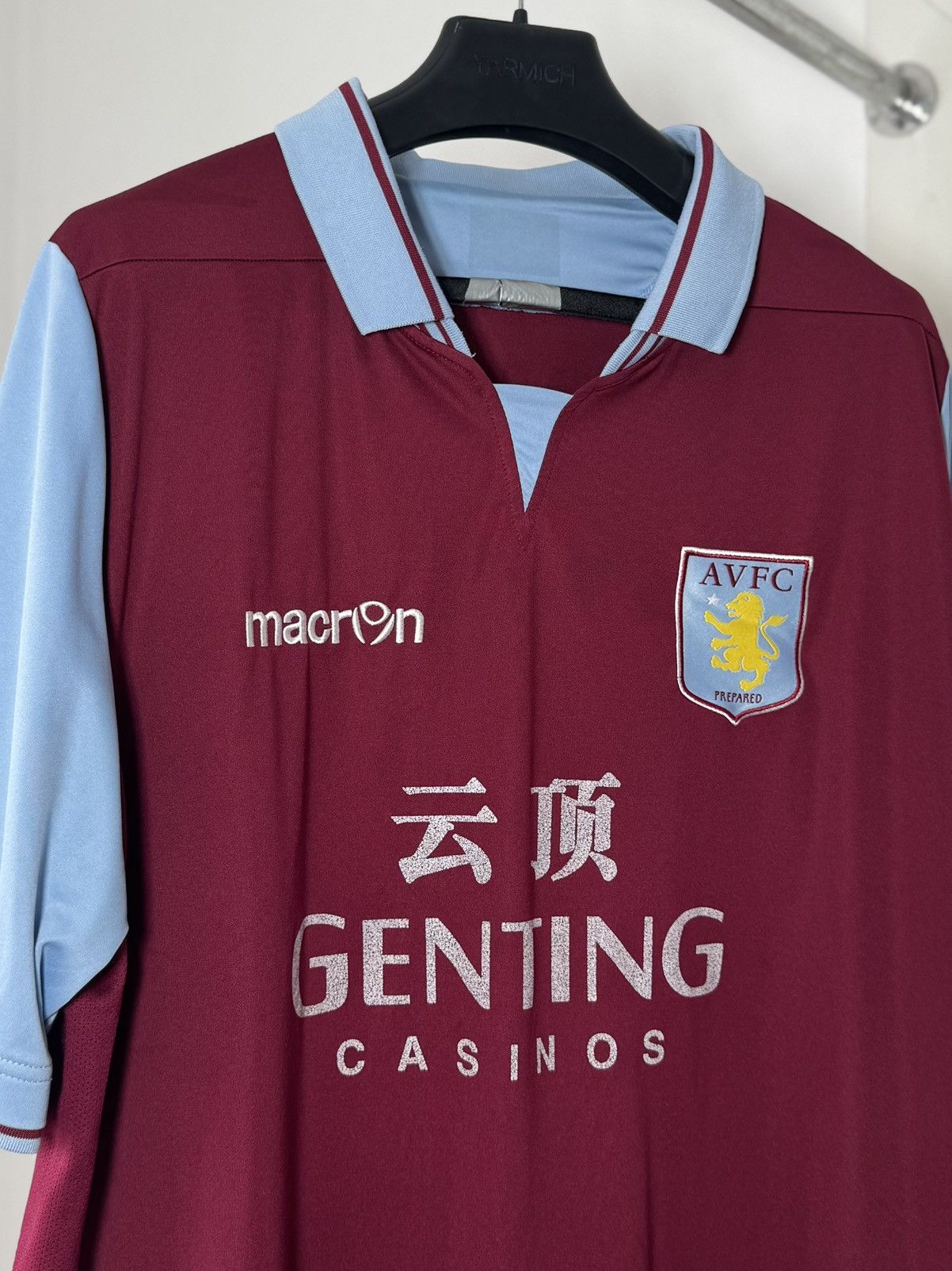 Macron Vintage 2012 Aston Villa Tynan #82 Macron Soccer Jersey L XL Size US XL / EU 56 / 4 - 4 Thumbnail