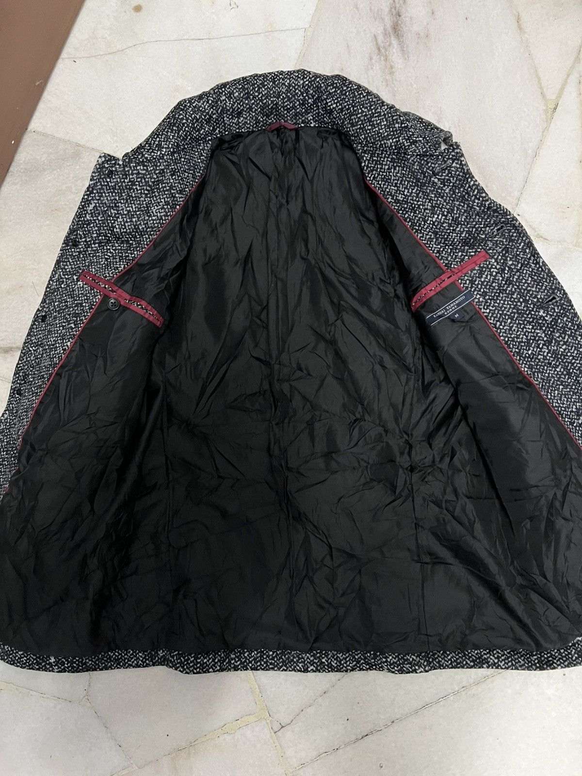 Kansai Yamamoto 💥Vintage Kansai Yamamoto Homme Wool Jacket Size US S / EU 44-46 / 1 - 8 Thumbnail