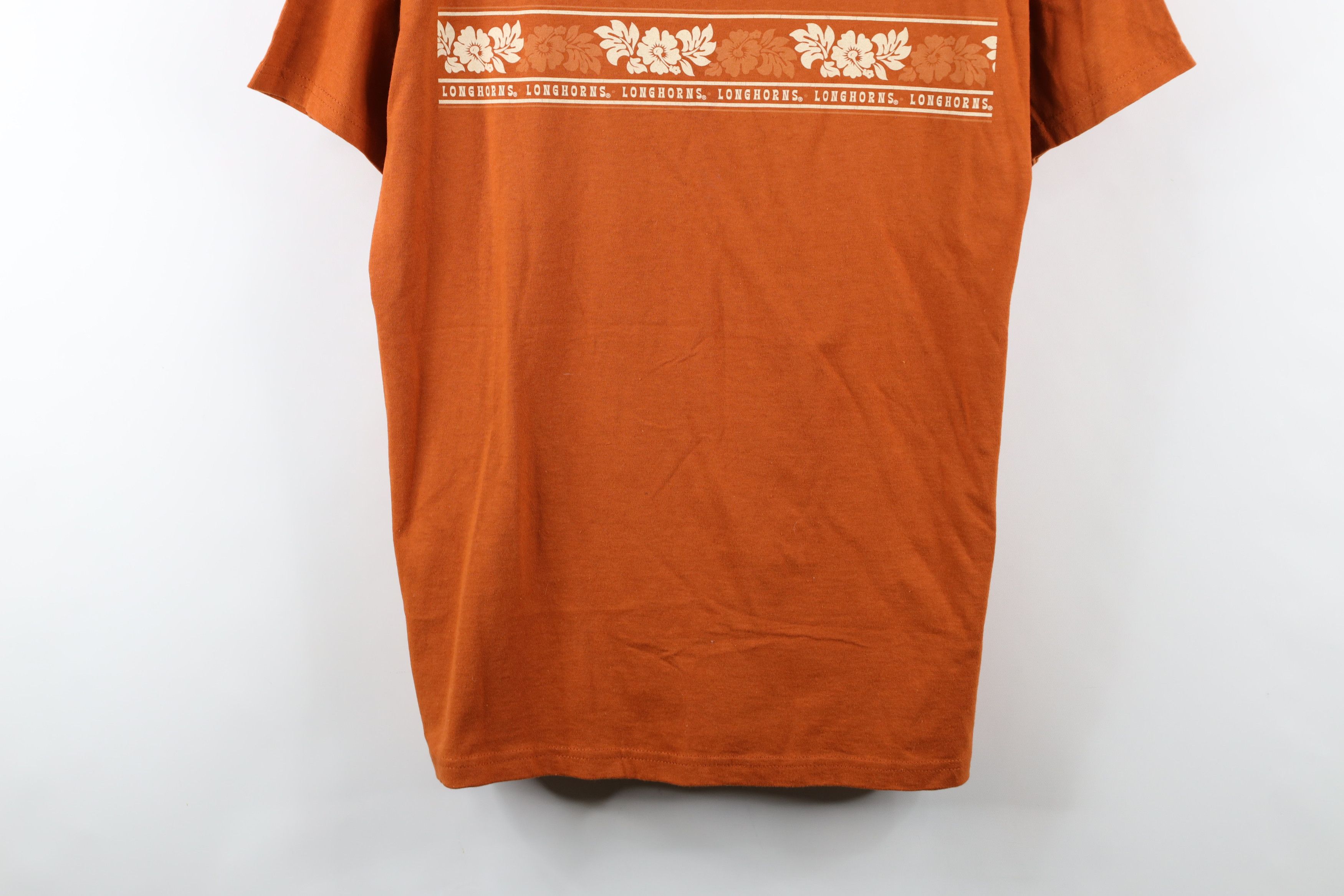 Vintage Deadstock Vintage Y2K of Texas Longhorns Flower T-Shirt Size US M / EU 48-50 / 2 - 3 Thumbnail