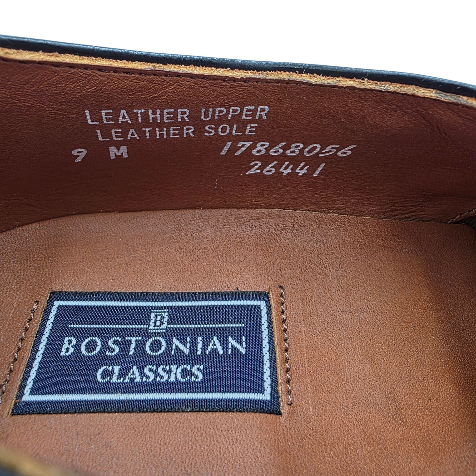 Bostonian NEW Old Stock Bostonian USA Classic Black Leather Dress Shoe Size US 9 / EU 42 - 7 Thumbnail