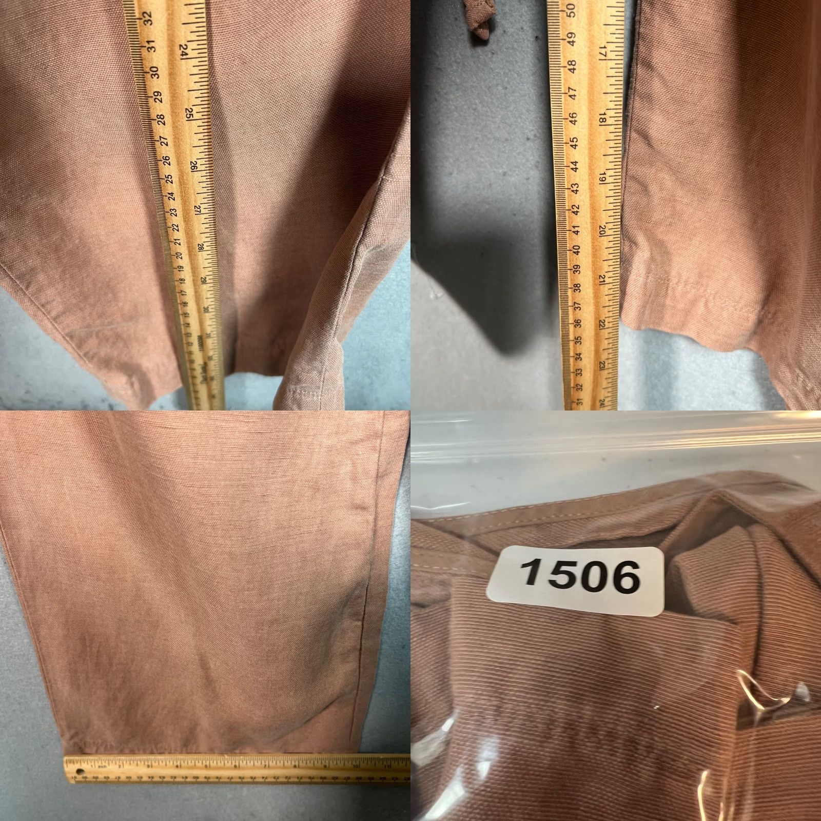 Vintage Wilfred Jumpsuit Womens 00 Brown Lyocell & Linen Blend V-Neck Size 24" / US 00 / IT 34 - 8 Thumbnail