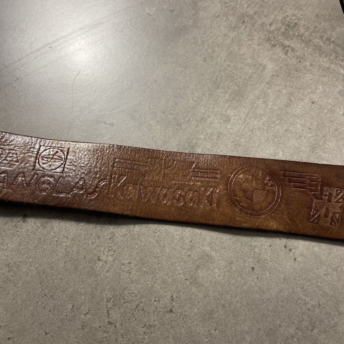 Genuine Leather Vintage Genuine Leather Racing belt Size ONE SIZE - 5 Thumbnail