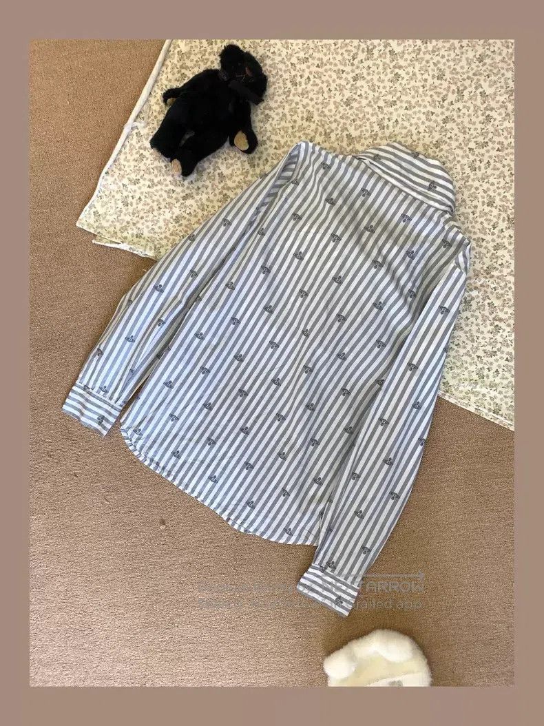 Vivienne Westwood Vivienne Westwood Striped shirt long-sleeved shirt bow tie Size M / US 6-8 / IT 42-44 - 2 Thumbnail