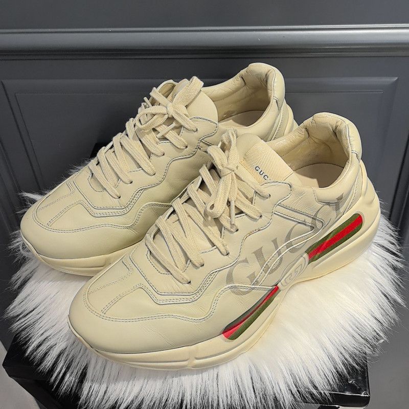 Gucci Rhyton Logo Low-Top Dad Shoes -