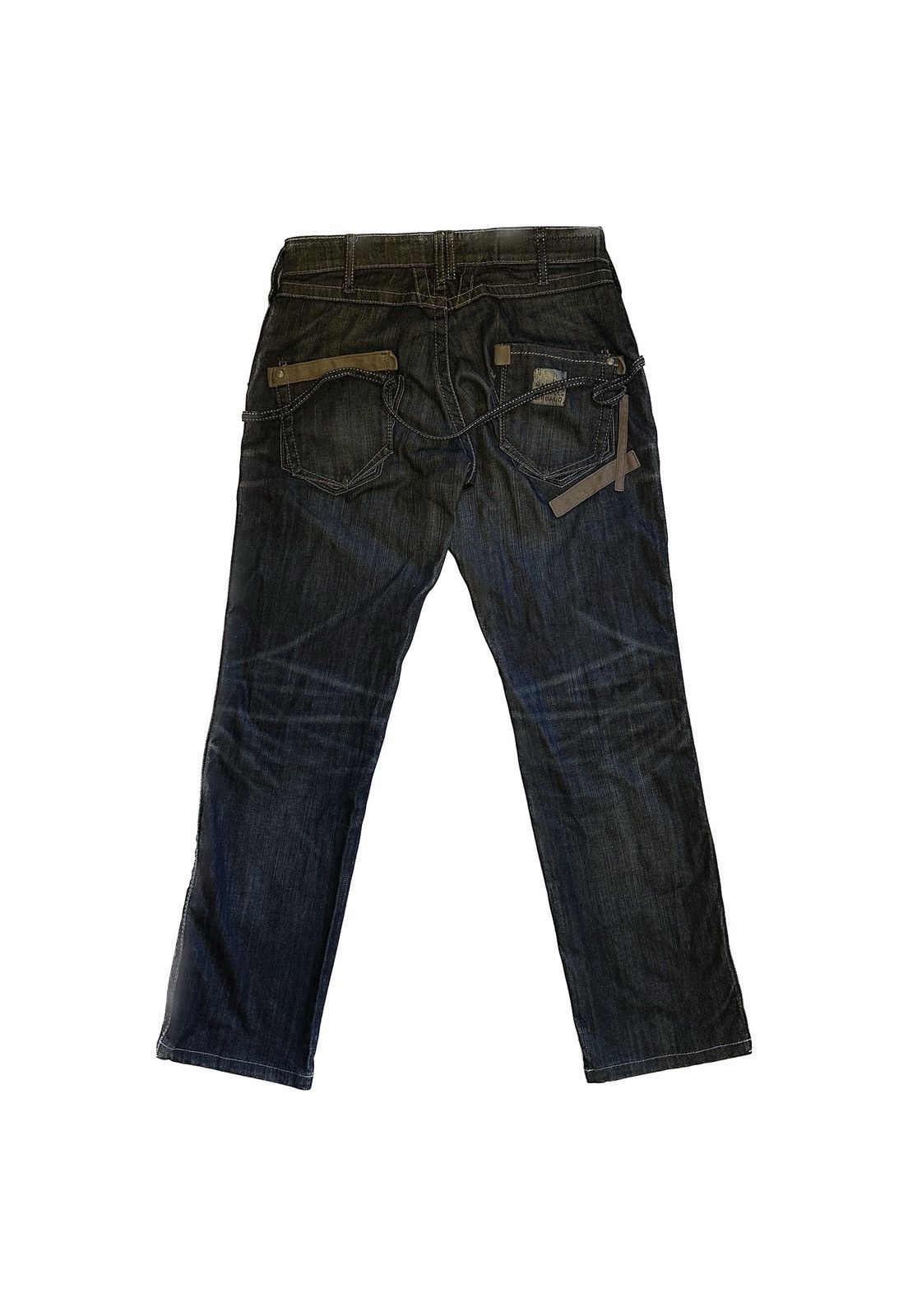 Marithe + Francois Girbaud Marithe + Francois Girbaud Dark Wash Jeans Size US 29 - 2 Thumbnail