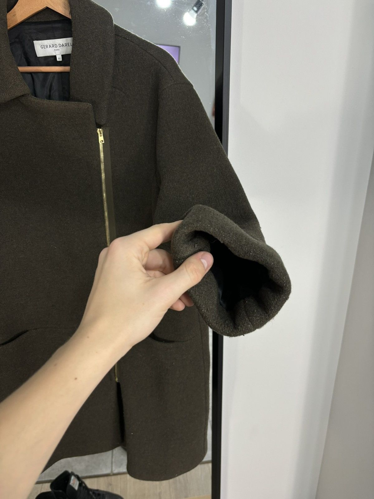 Designer × Japanese Brand Luxury Designer Gerard Darel Heavy Wool Coat Old Money Size US L / EU 52-54 / 3 - 7 Thumbnail