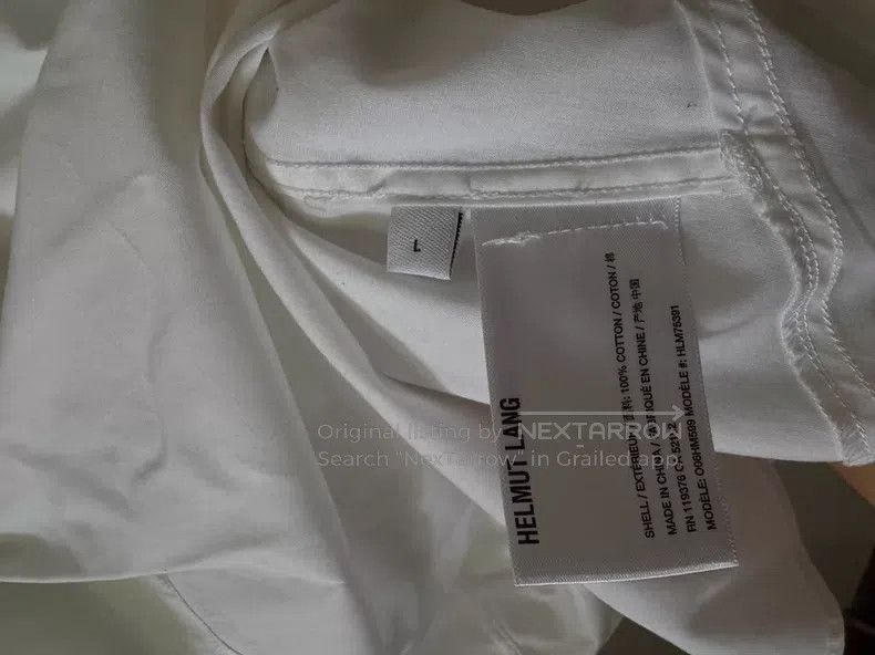 Helmut Lang Helmut Lang Shirt Size US L / EU 52-54 / 3 - 8 Thumbnail