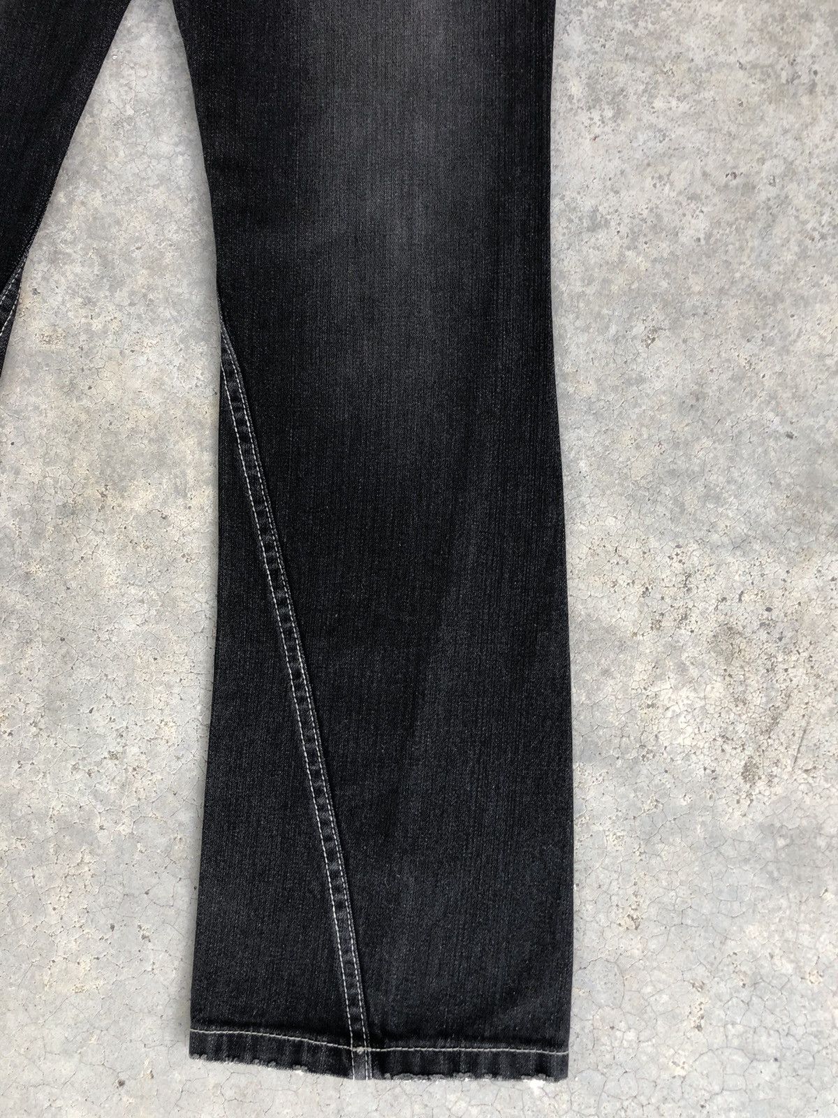 If Six Was Nine Japanese Nylaus Flared Jeans Distressed Navajo Size US 30 / EU 46 - 12 Thumbnail