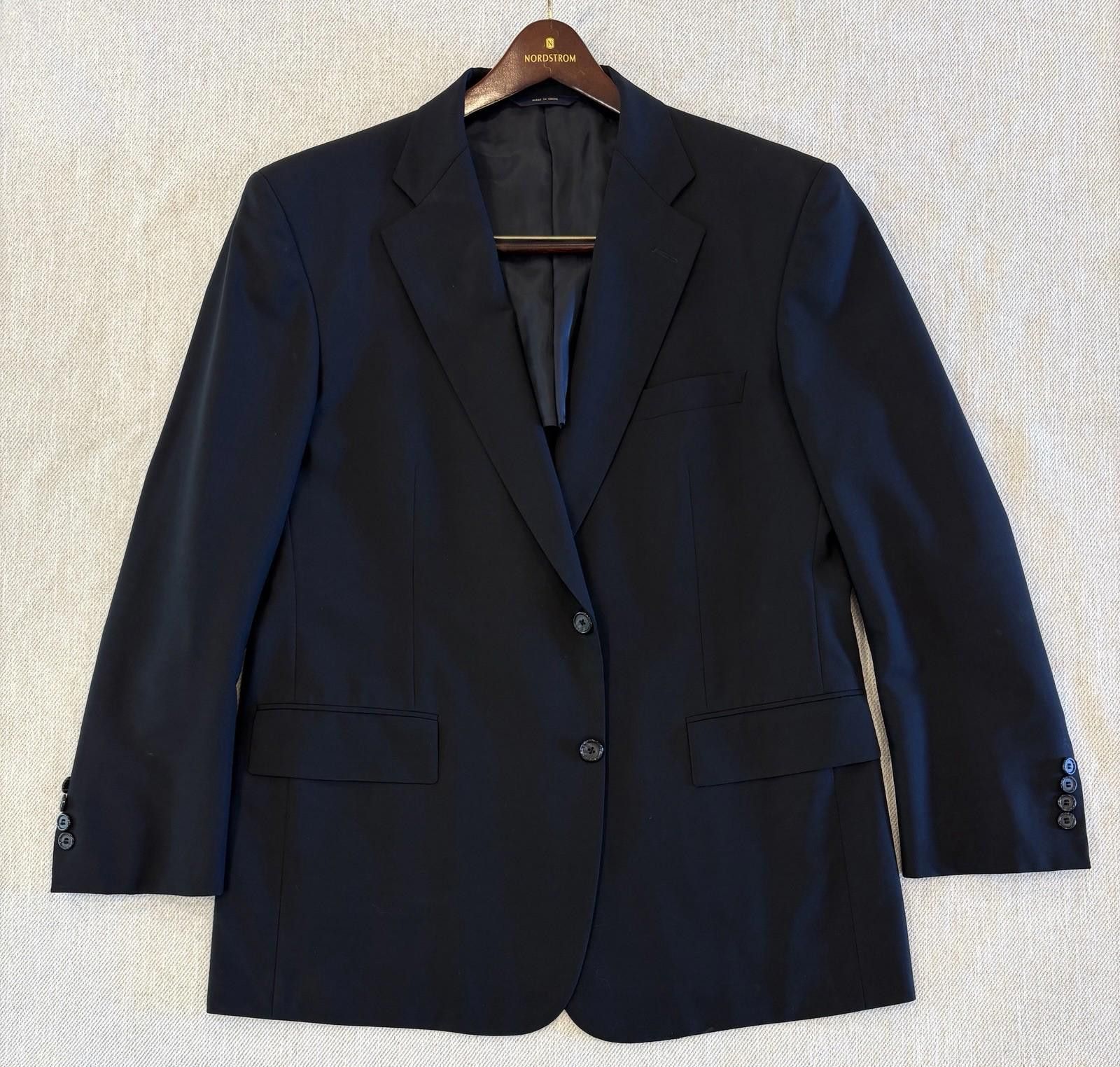 Brooks Brothers Brooks Brothers BrooksCool Black Noir Blazer Jacket 43R Size 44R - 1 Thumbnail