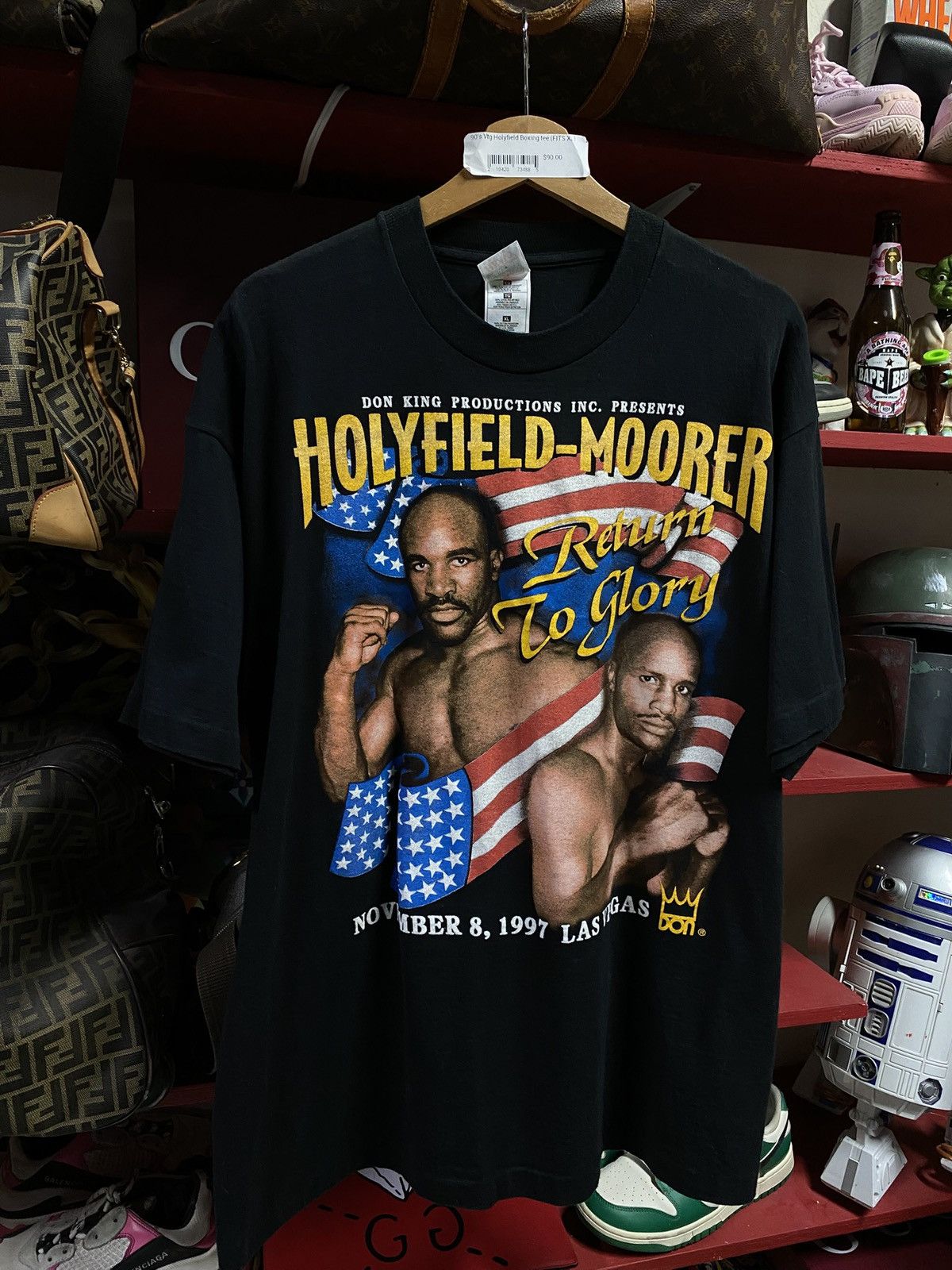 Vintage 90’s Vintage Holyfield Don King Boxing Tee Shirt XLarge Size US XL / EU 56 / 4 - 1 Thumbnail