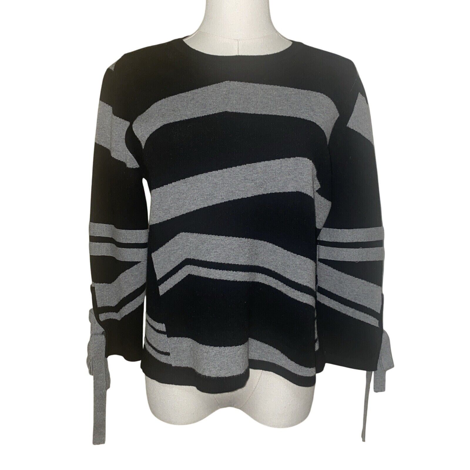 Other RHIÉ Striped Sweater Medium Black Gray Size M / US 6-8 / IT 42-44 - 1 Thumbnail