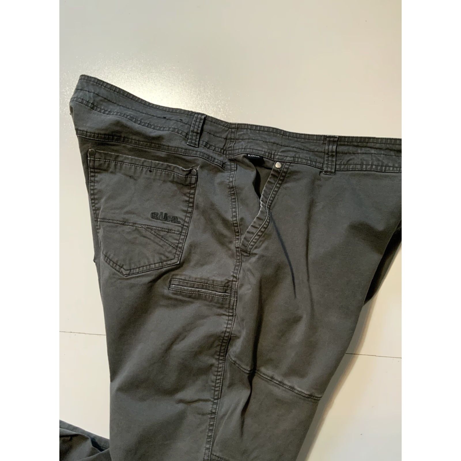 Born Kuhl Born In The Mountains Generatr Outdoor Hiking Grey Canvas Trail Pants Sz.42 Men Pants 42 Grey Canvas Chino Hiking Size US 42 / EU 58 - 7 Thumbnail