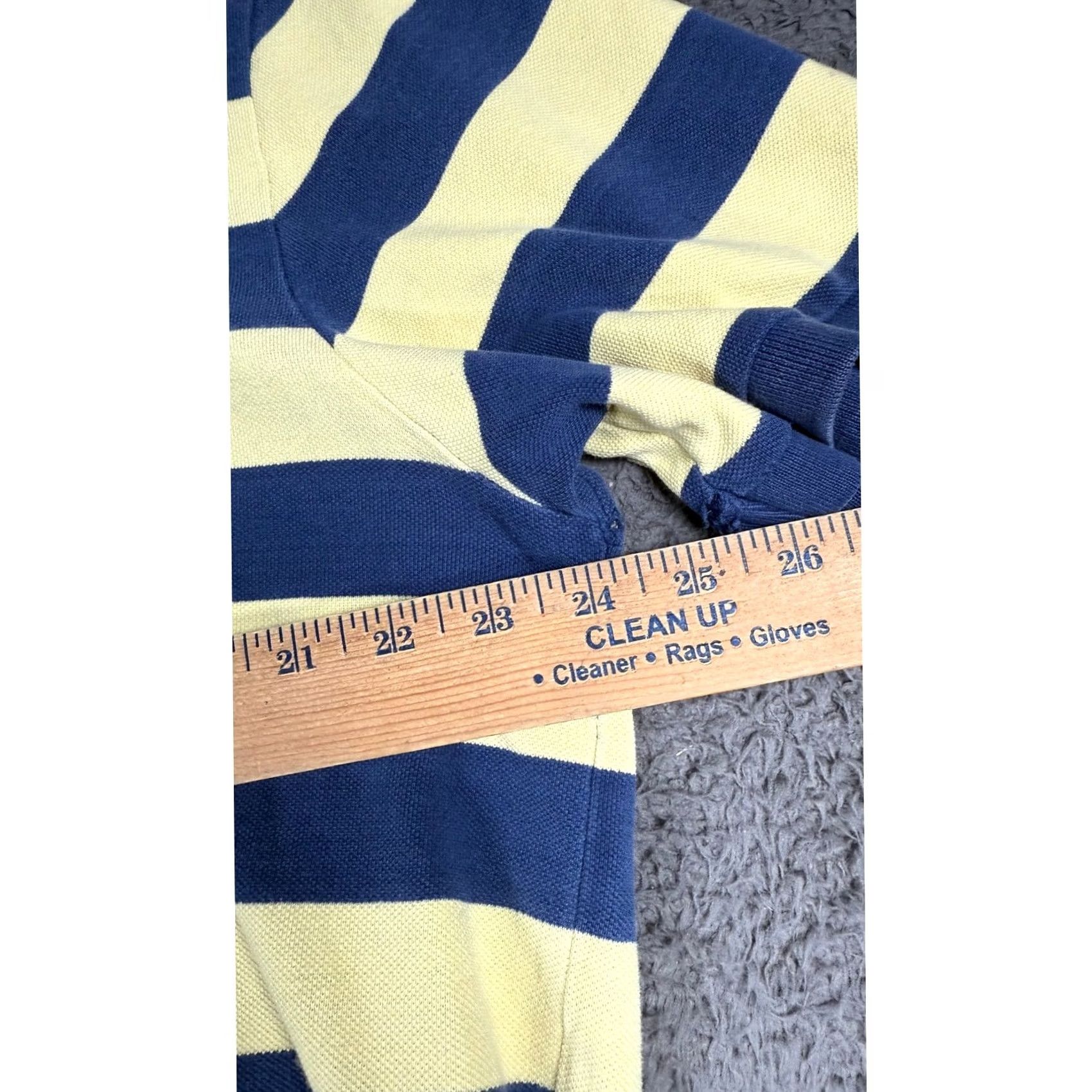 Chaps Chaps Polo Shirt Short Sleeve Classic Fit XXL Blue Striped Casual Golf Mens Size US XXL / EU 58 / 5 - 5 Thumbnail